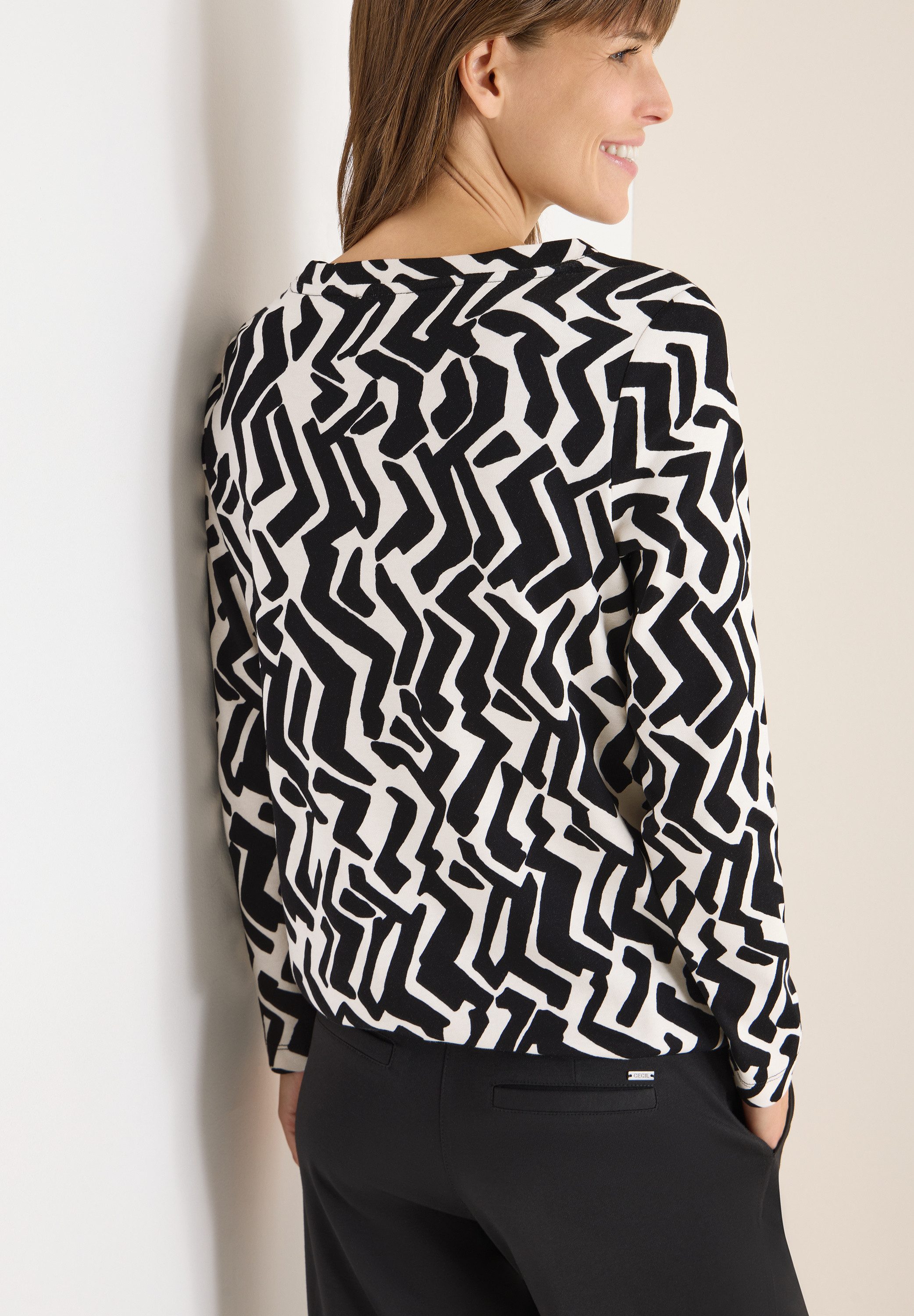 CECIL Sweatshirt mit grafischem Muster günstig online kaufen