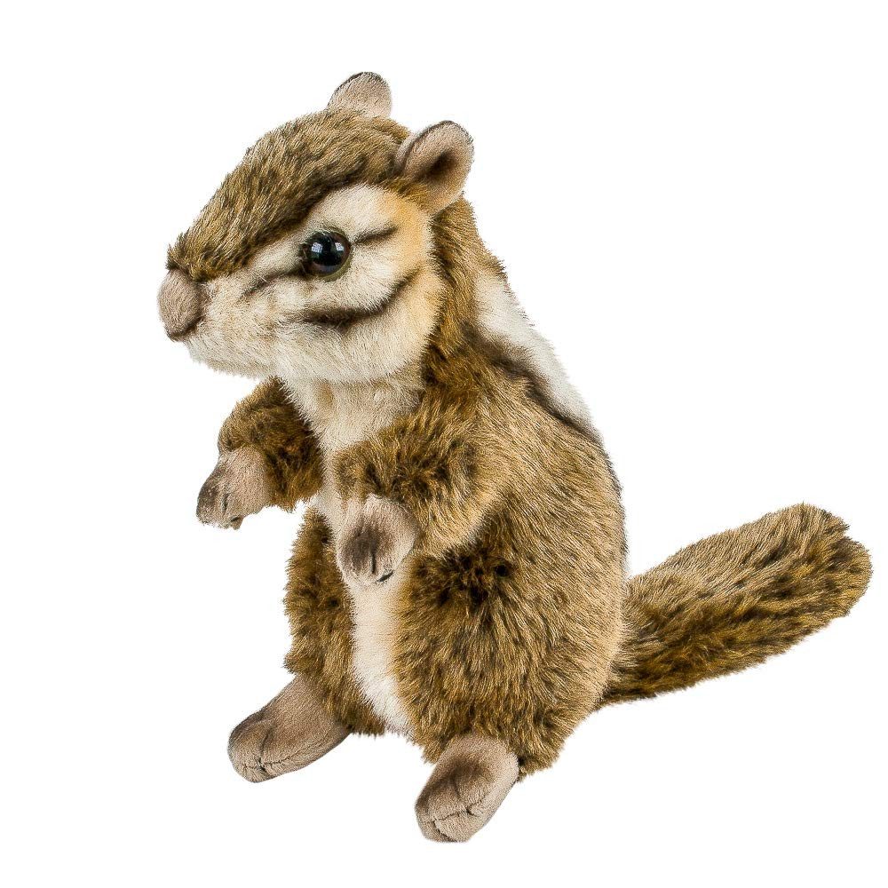 Teddys Rothenburg Kuscheltier Streifenhörnchen hellbraun 30 cm stehend Plüschtier (Eichhörnchen, Stofftier, Plüschhörnchen, Stoffstreifenhörnchen)