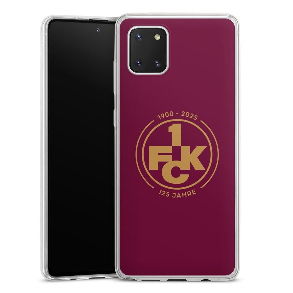 DeinDesign Handyhülle 1. FC Kaiserslautern 1. FCK 125 Jahre 1. FCK 125. Jubiläum, Samsung Galaxy Note 10 lite Slim Case Silikon Hülle Ultra Dünn