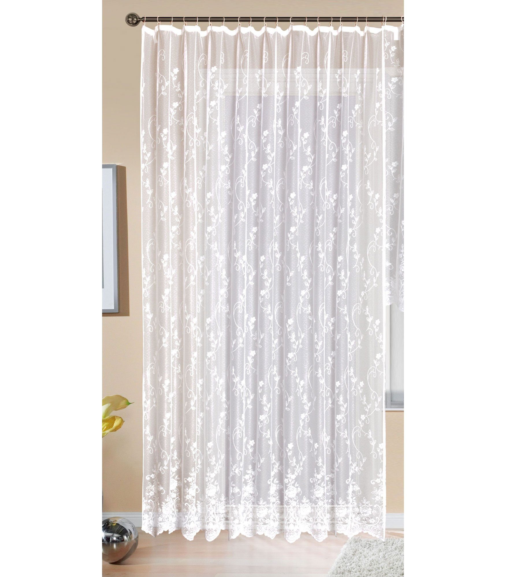 Gardinenbox Gardine, Kräuselband (1 St), transparent, günstig online kaufen