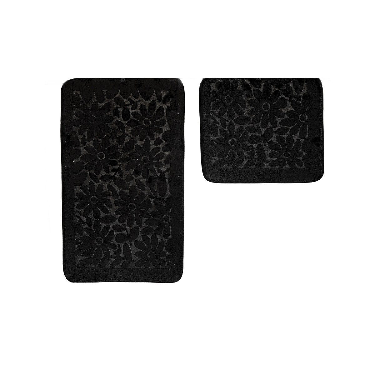 Almina Badematte Premium 2 teiliges Bademattenset aus Polyester Rutschfest günstig online kaufen