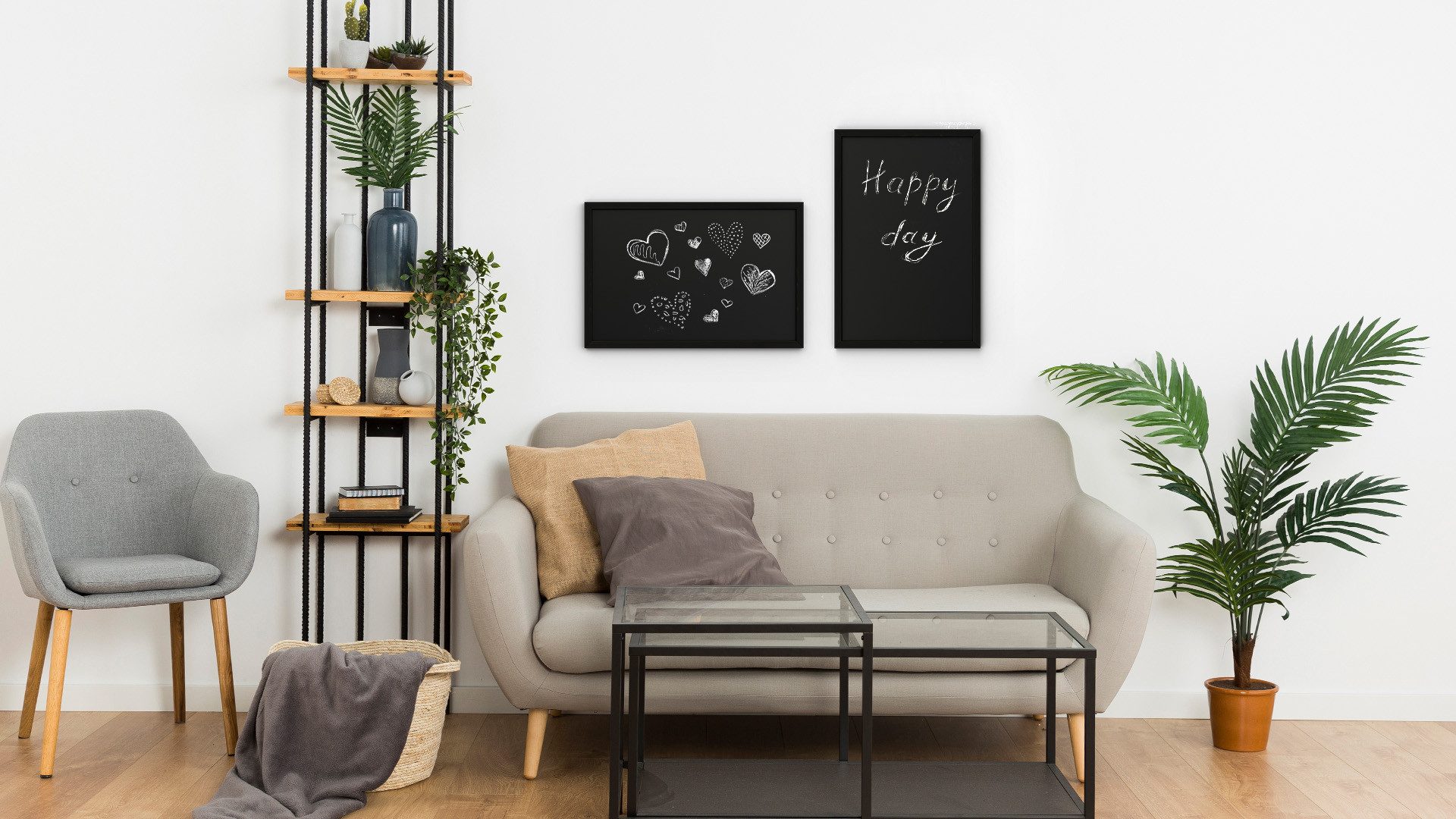 ALLboards Wandtafel Schwarze Kreidetafel, ECO-Holzrahmen – Bild 5 von 5