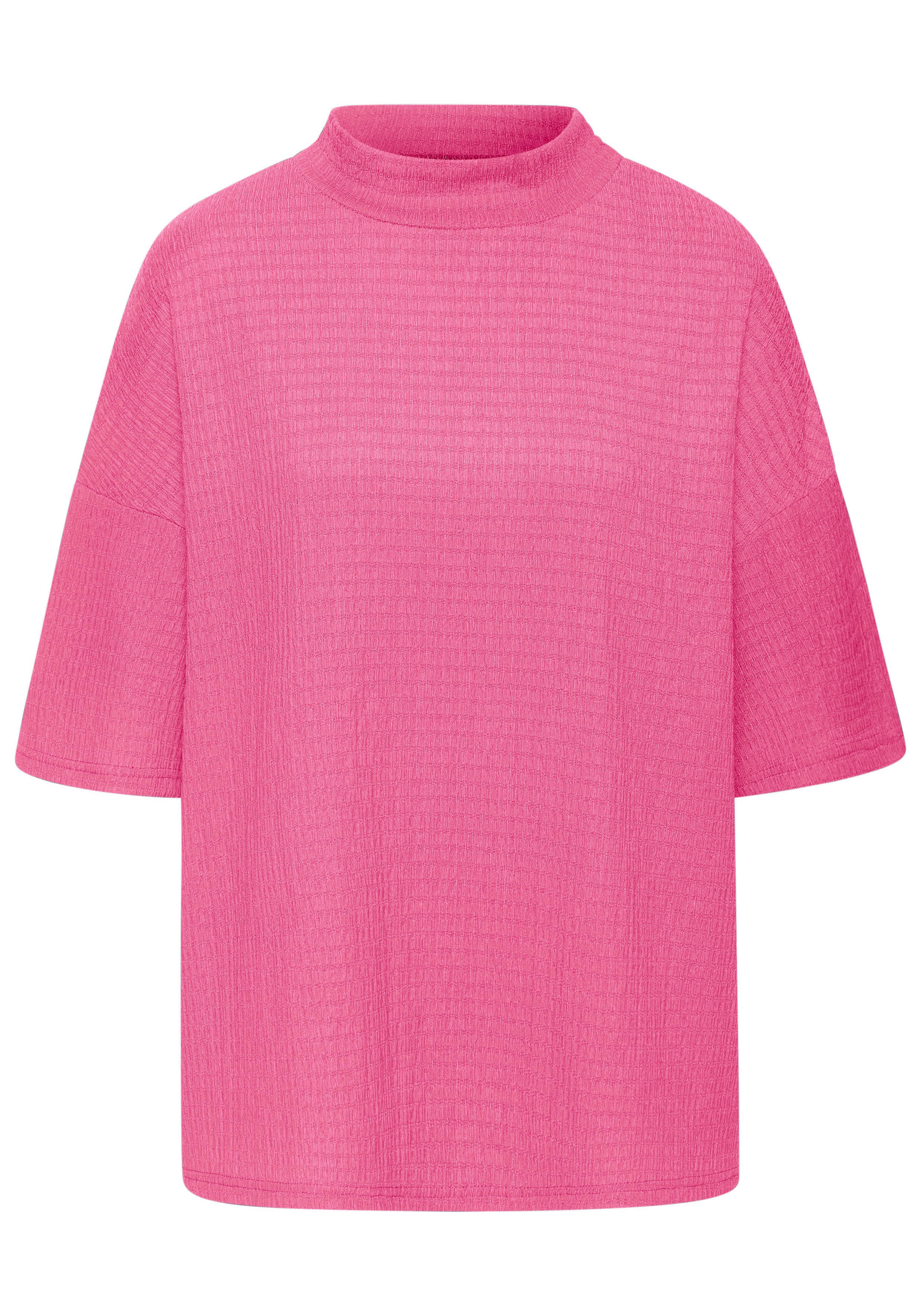 LASCANA Kurzarmshirt mit Stehkragen (2er-Pack) aus bügelfreier Crêpe-Qualität – Bild 5 von 5