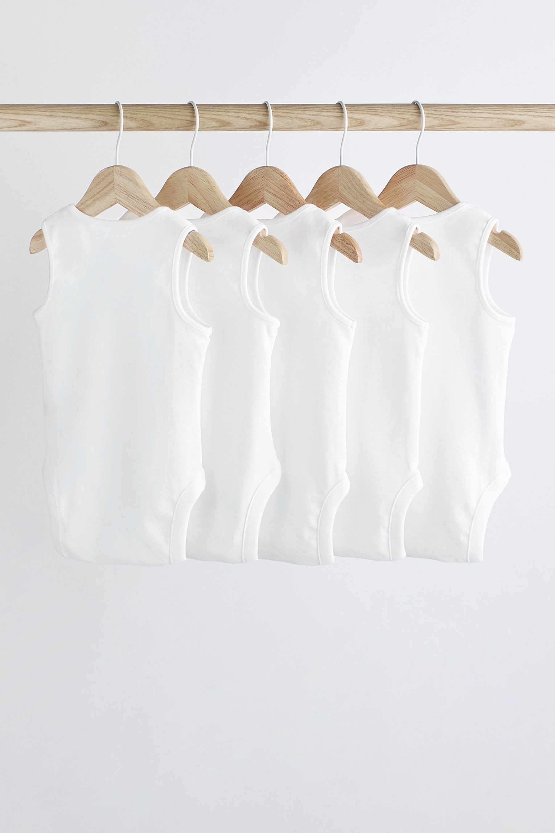 Next Body Babybodys aus Baumwolle mit Trägern, 5er-Pack (5-tlg) – Bild 3 von 5