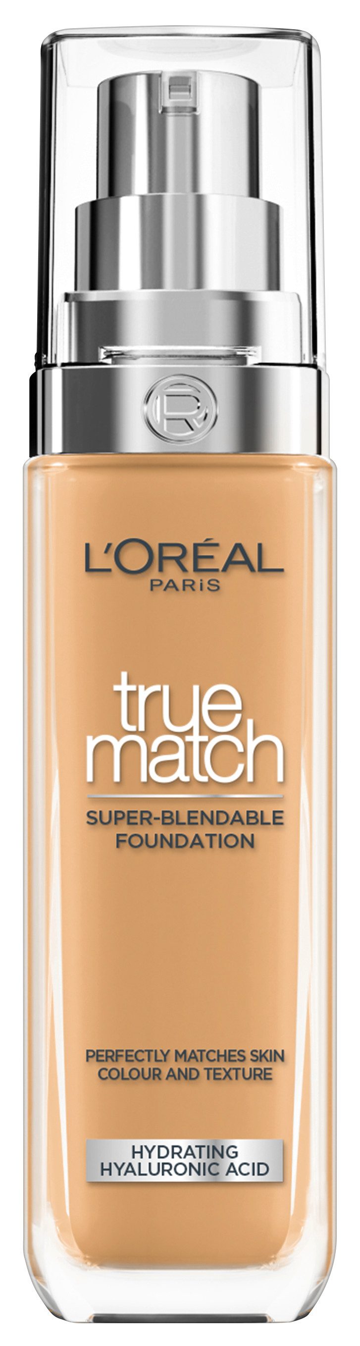 L'ORÉAL PARIS Foundation TRUE MATCH FOUNDATION, lässt sich mühelos verblenden, ohne sichtbare Ränder zu hinterlassen
