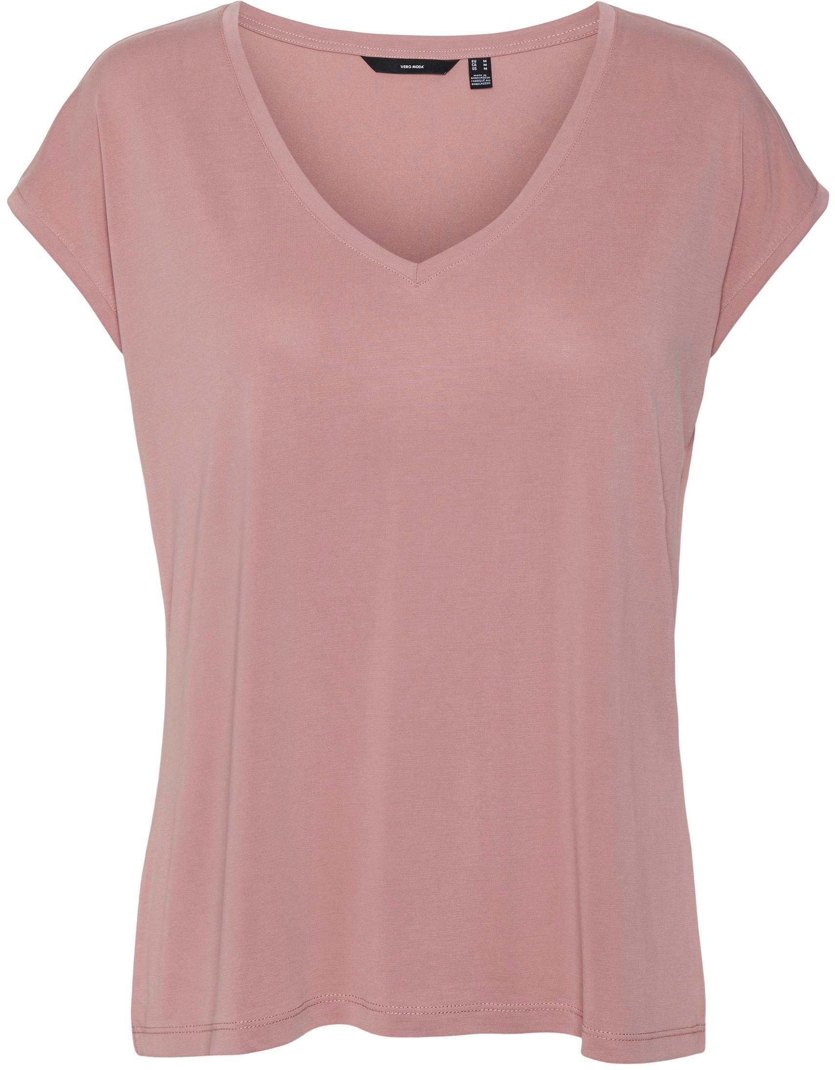 V-Shirt VMFILLI SS V-NECK TEE GA NOOS