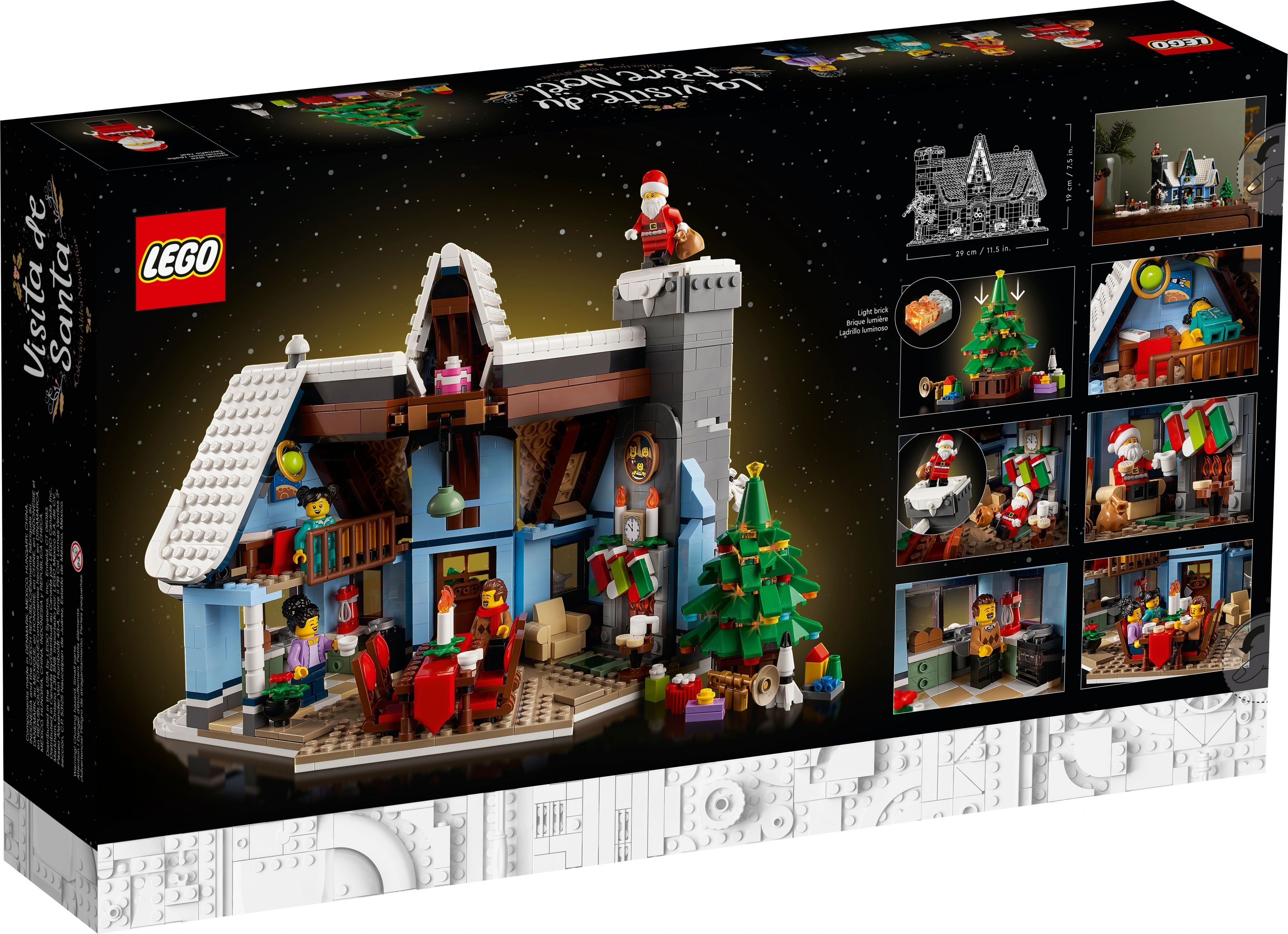 LEGO® Konstruktionsspielsteine LEGO® - Weihnachtsmanns, St) Besuch des (1445