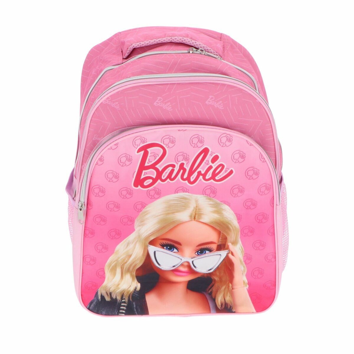 Barbie Kinderrucksack Stylischer Rucksack – Mit drei Reißverschlüssen für optimalen Komfort