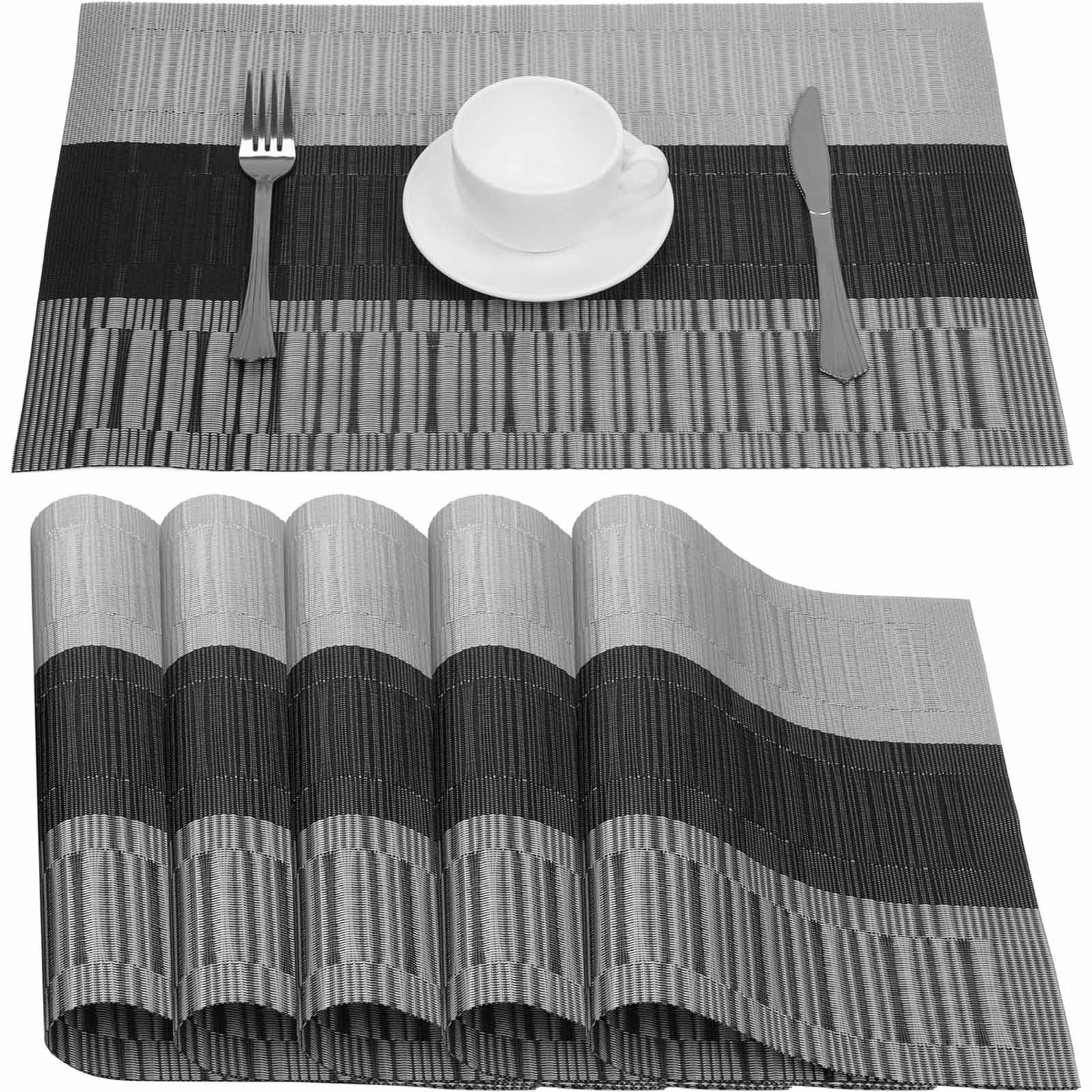 HAUSS SPOLE Platzset Tischsets Platzdeckchen Rutschfest PVC Abgrifffeste Hi günstig online kaufen