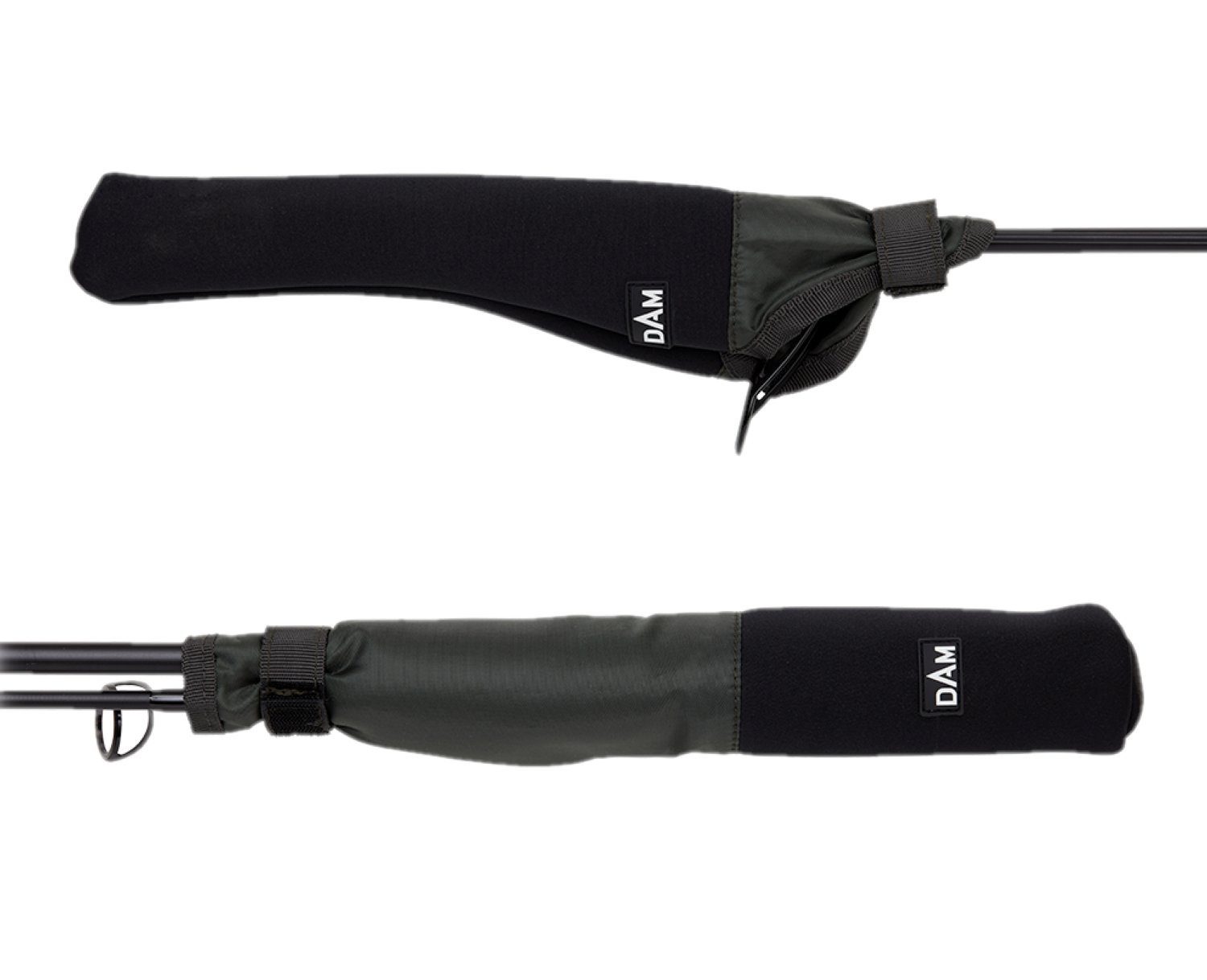 Grundrute Angelrutenschutz Rod-Tip Protector 2-teilig dicke Polsterung Klettband