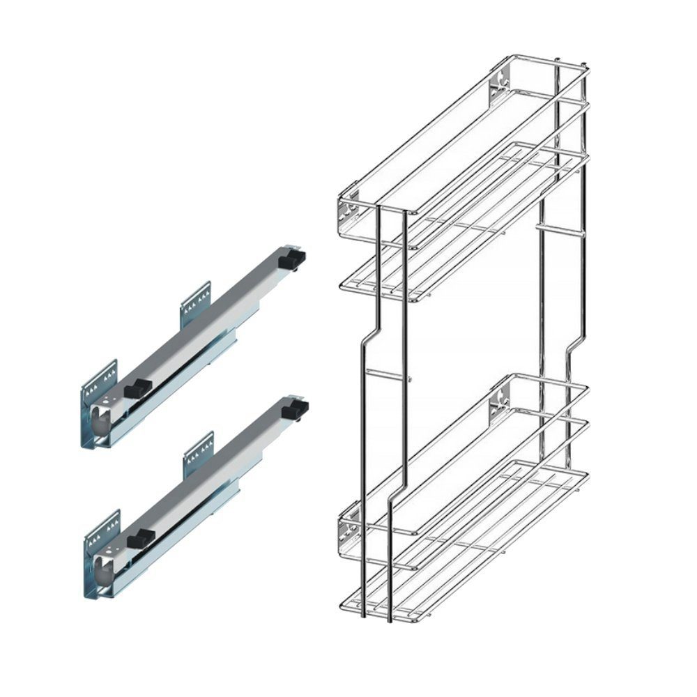 Prima-Online Auszugsunterschrank Unterschrankauszug Küchenauszug Schrankauszug Softclose 150/200/250mm