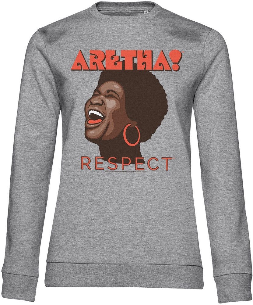 Aretha Franklin Rundhalspullover Respect Girly Sweatshirt