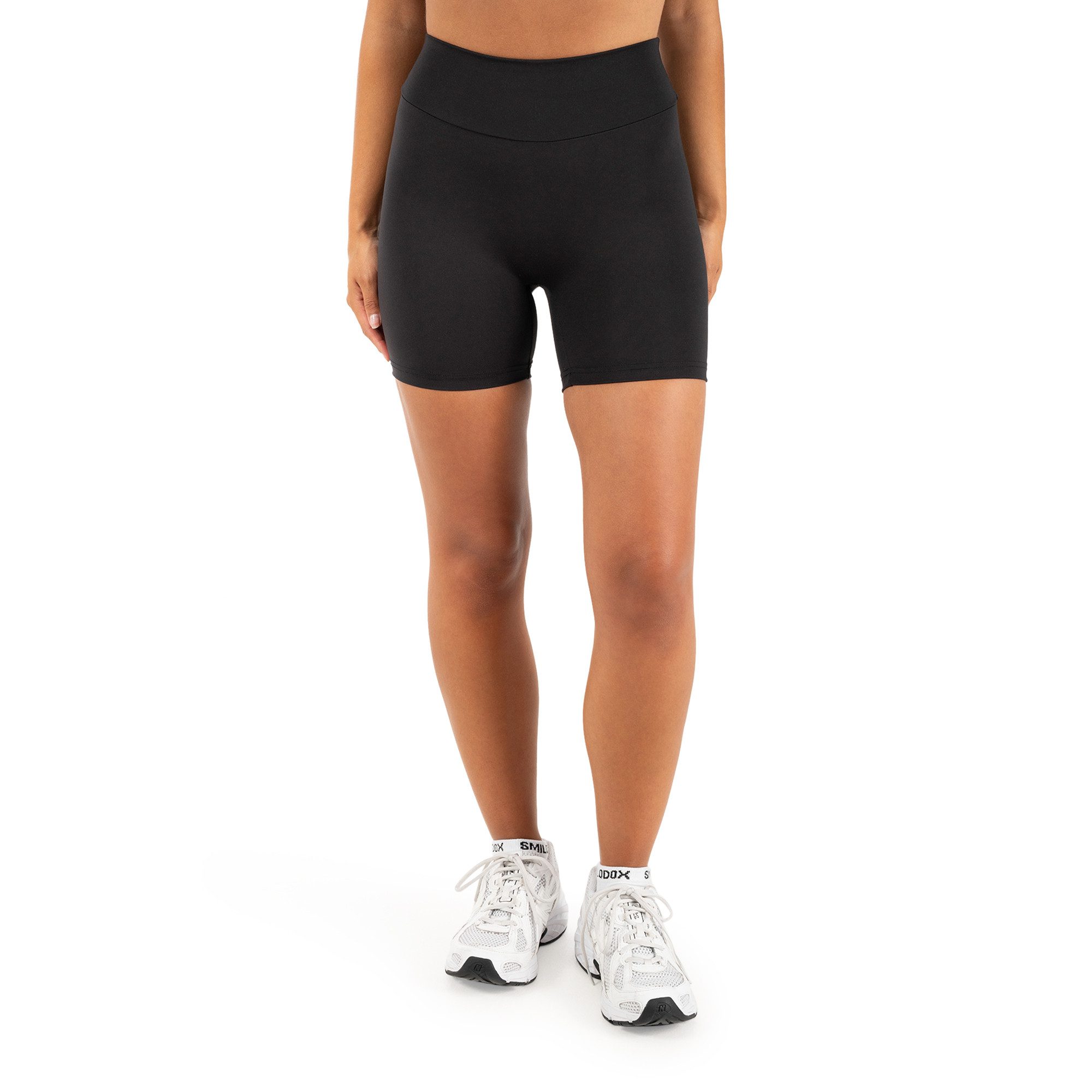 Smilodox Shorts Nevarra Damen, Radlerhose, kurze Hose Shaped Fit, Fitness & Yoga Shaped Fit, elastischer Bund, Stretch-Material, Gymwear