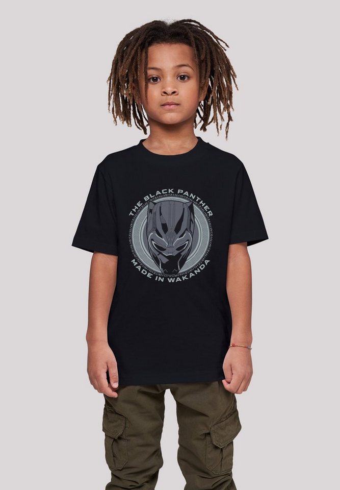 F4NT4STIC T-Shirt Marvel Black Panther Made in Wakanda Print, Sehr weicher  Baumwollstoff mit hohem Tragekomfort