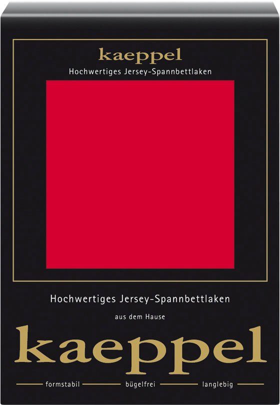Kaeppel Spannbettlaken Single Jersey Mako Elasthan, günstig online kaufen