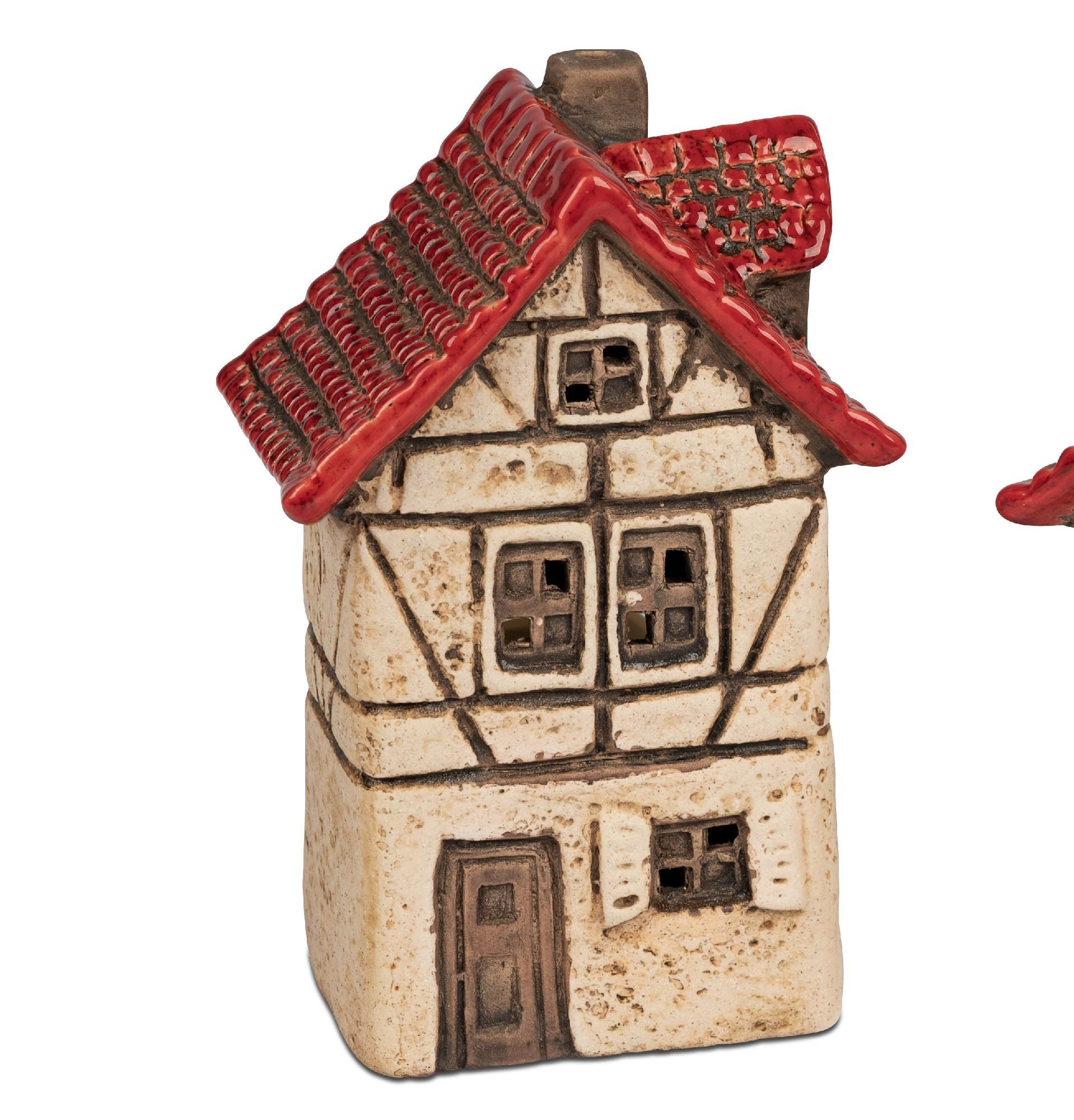 formano Windlicht, Farbe: Creme, Motiv: Haus günstig online kaufen