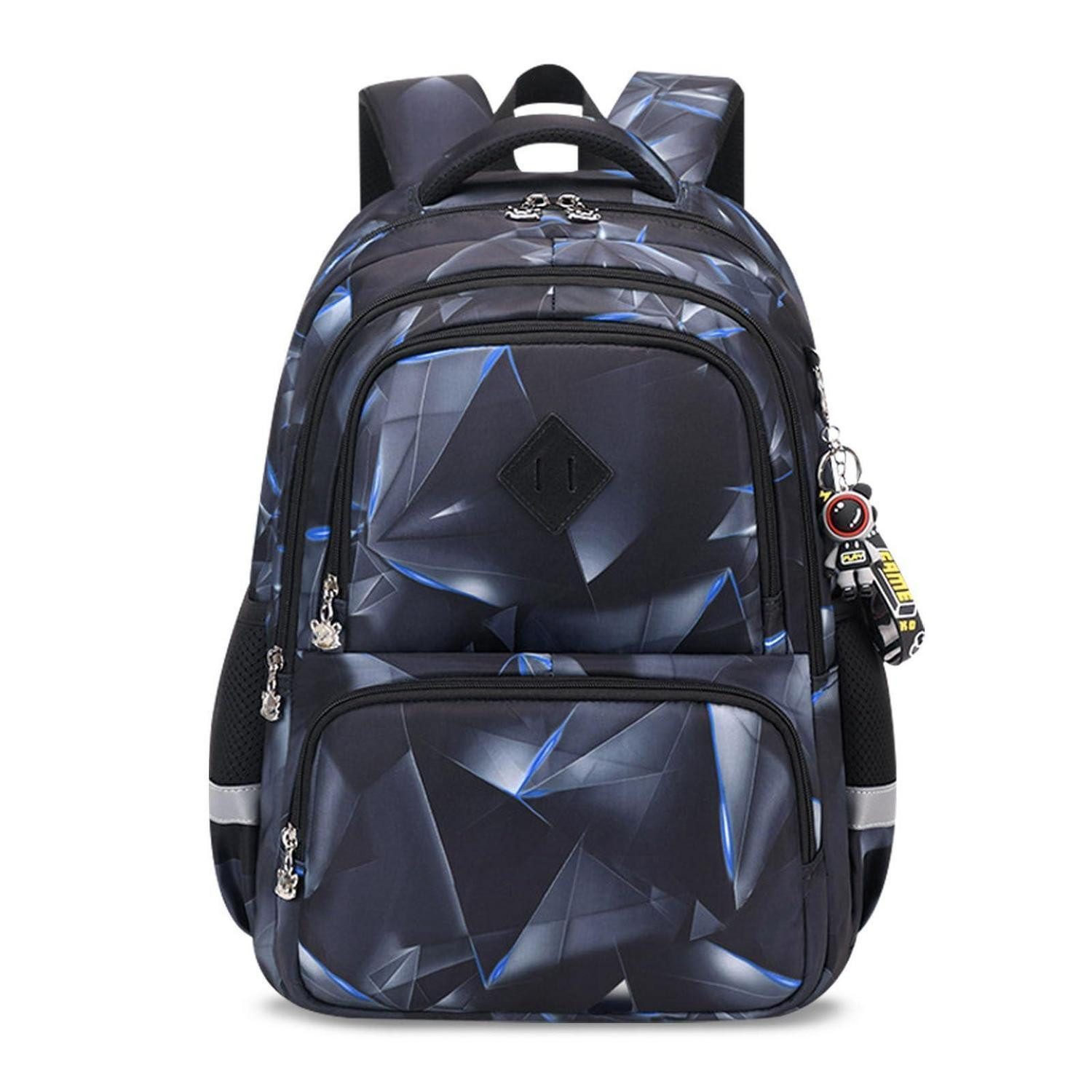 LuxusKollektion Kinderrucksack Kinderrucksack Geometrischer Druck Reflektierend