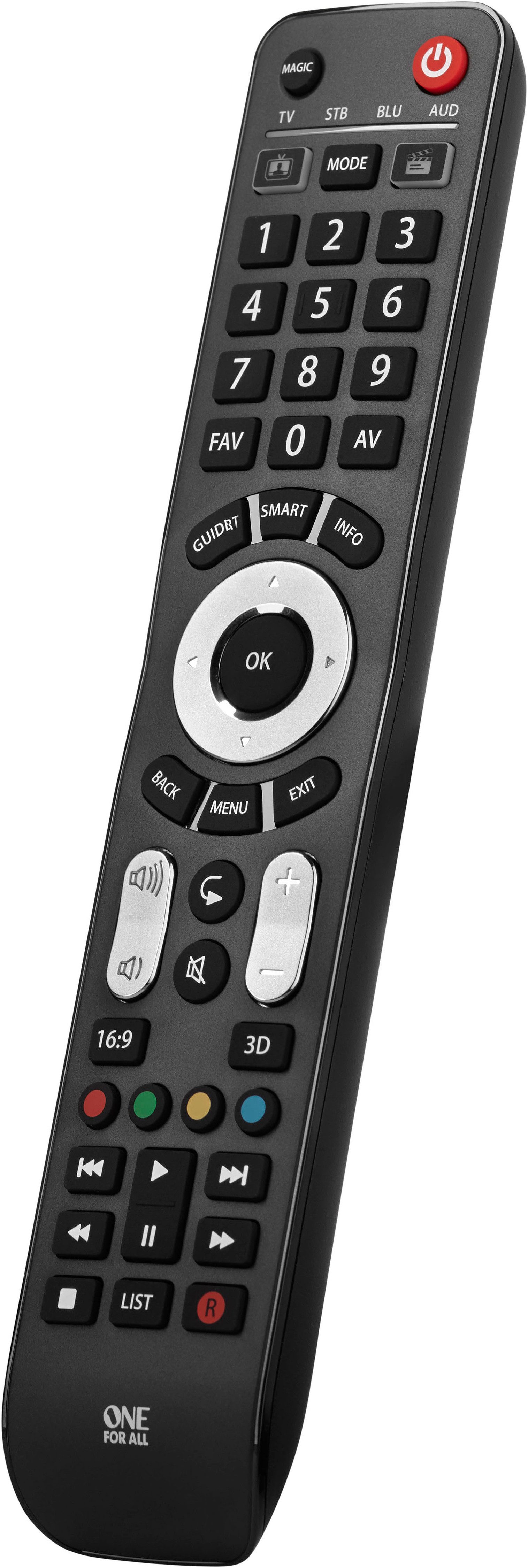 One for All URC 7145 Evolve 4 Universal-Fernbedienung (4-in-1) – Bild 2 von 4