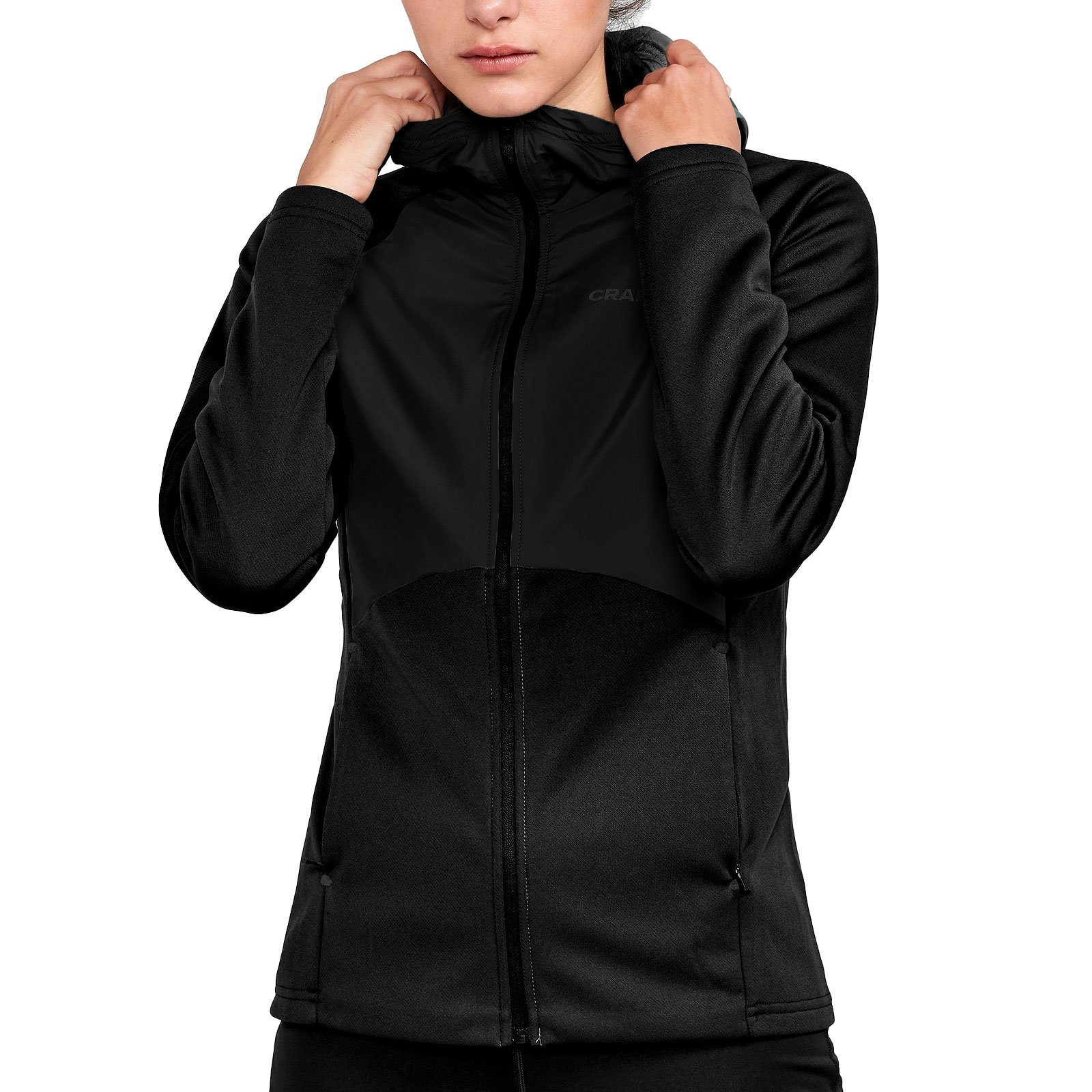 Craft Trainingsjacke ADV Essence Jersey Hood Jacket mit Kapuze und windschü günstig online kaufen
