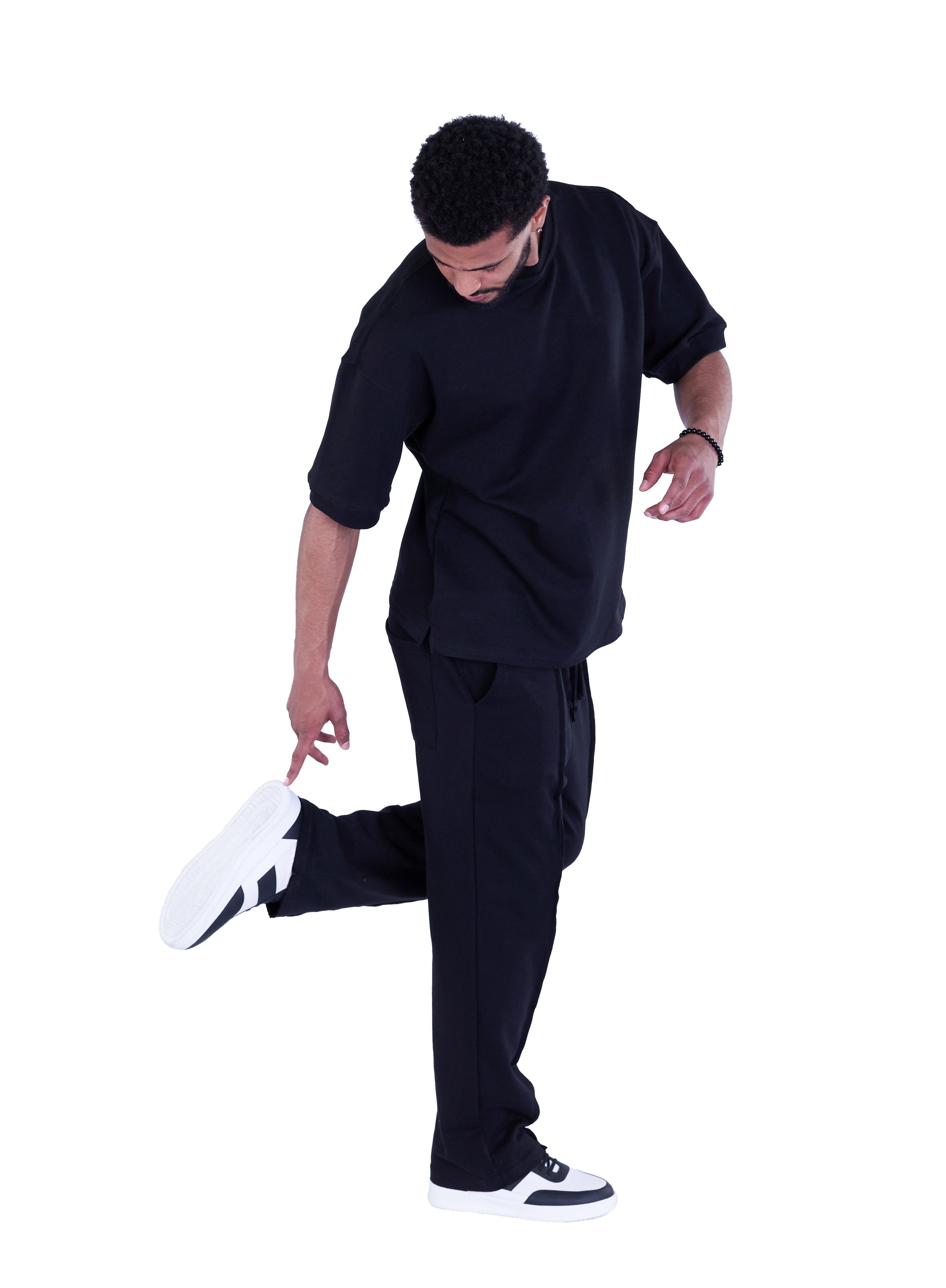 Denim Distriqt Freizeitanzug Lässiger Oversized 2 günstig online kaufen