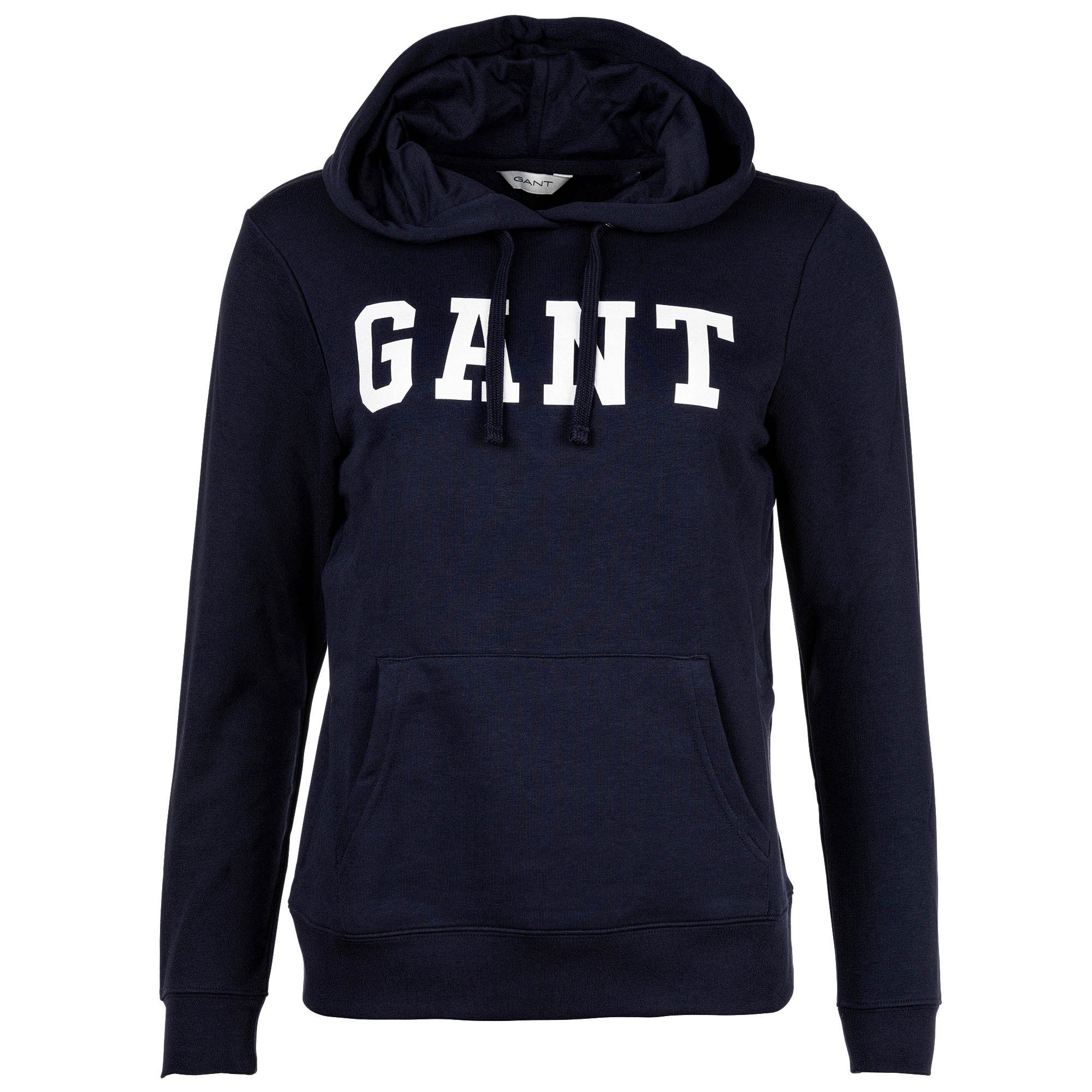 Gant Sweater Damen Sweatshirt Baumwolle Regular Graphic Hoodie