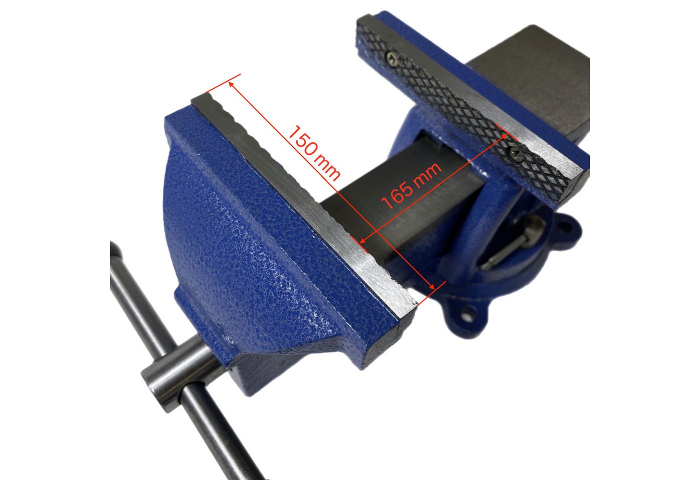 Thumbnail - VaGo-Tools Schraubstock Schraubstock Werkbankschraubstock 165mm drehbar