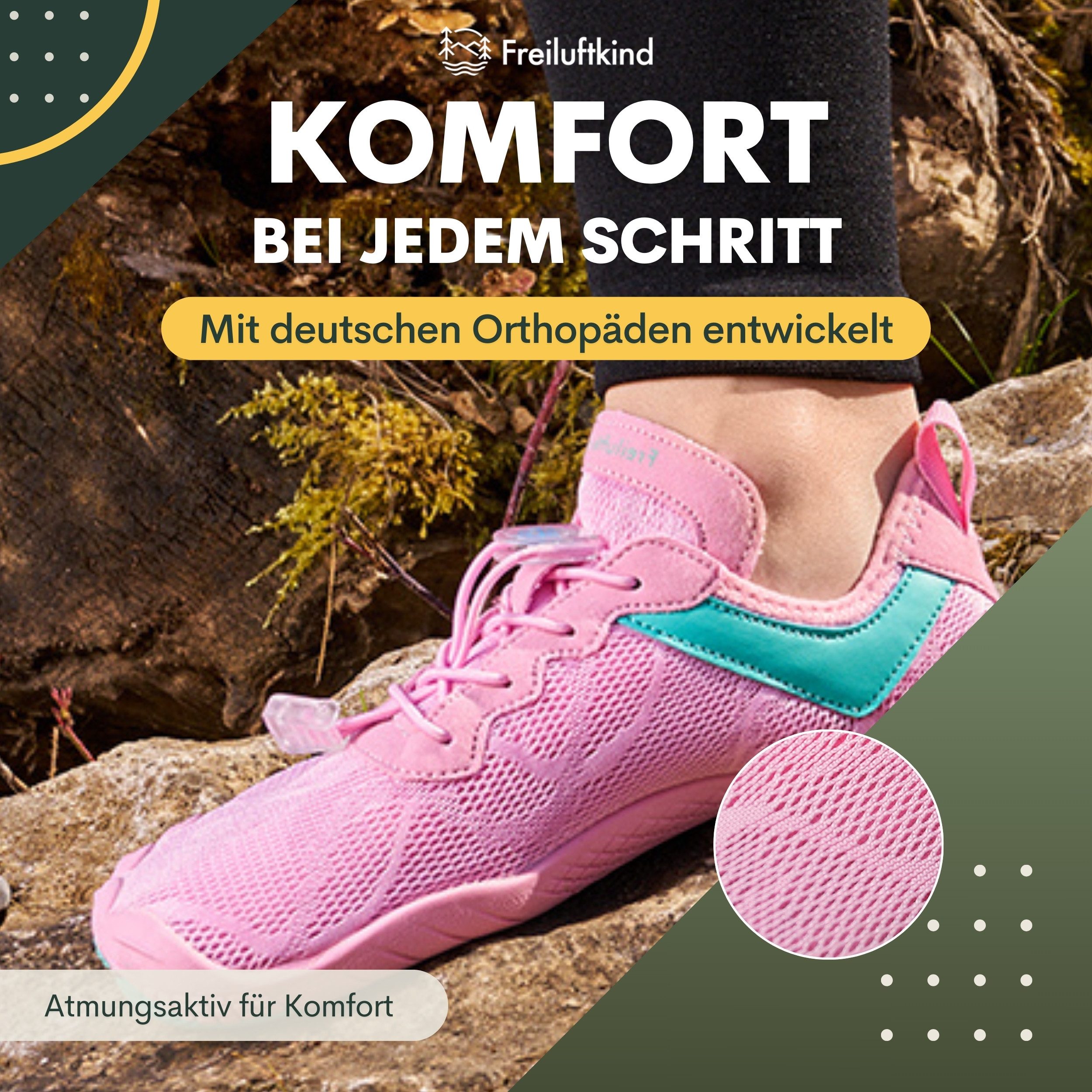 Freiluftkind Das Original – Kokoda rutschfeste Barfußschuhe Sneaker Schnell günstig online kaufen