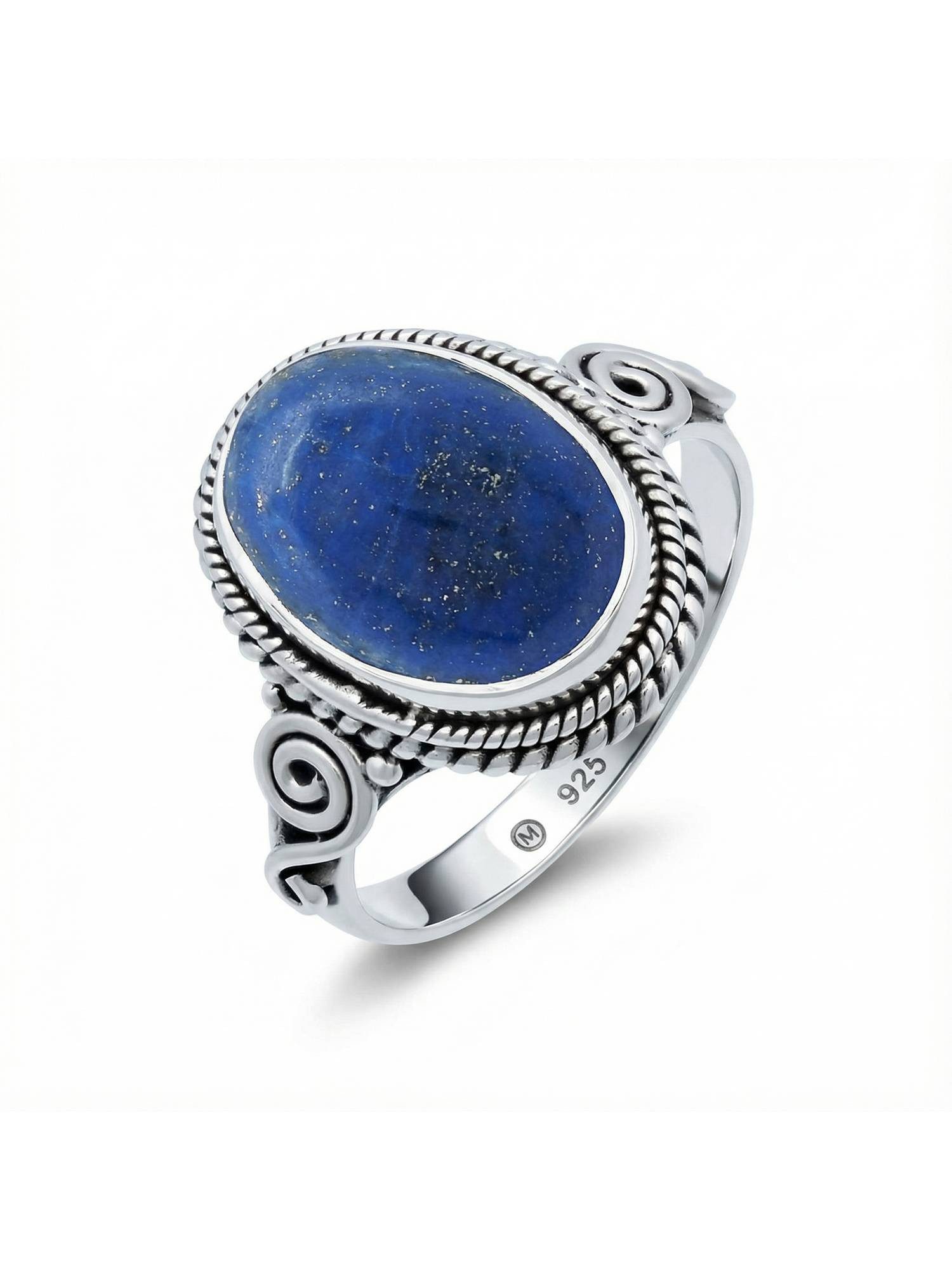 Silberring SINTA aus 925 Silber mit Lapis Lazuli