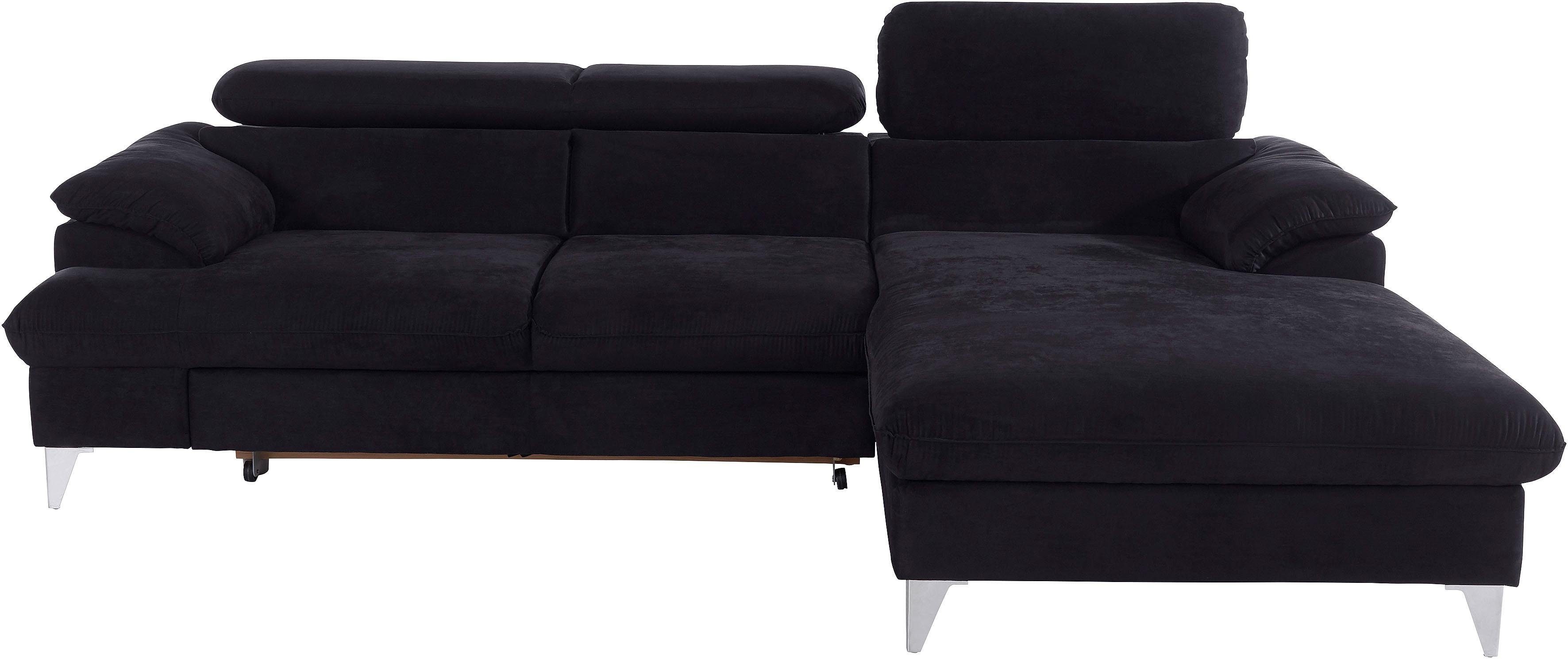 COTTA Ecksofa "Caluso L-Form", mit Kopfteilverstellung, wahlweise mit Bettf günstig online kaufen