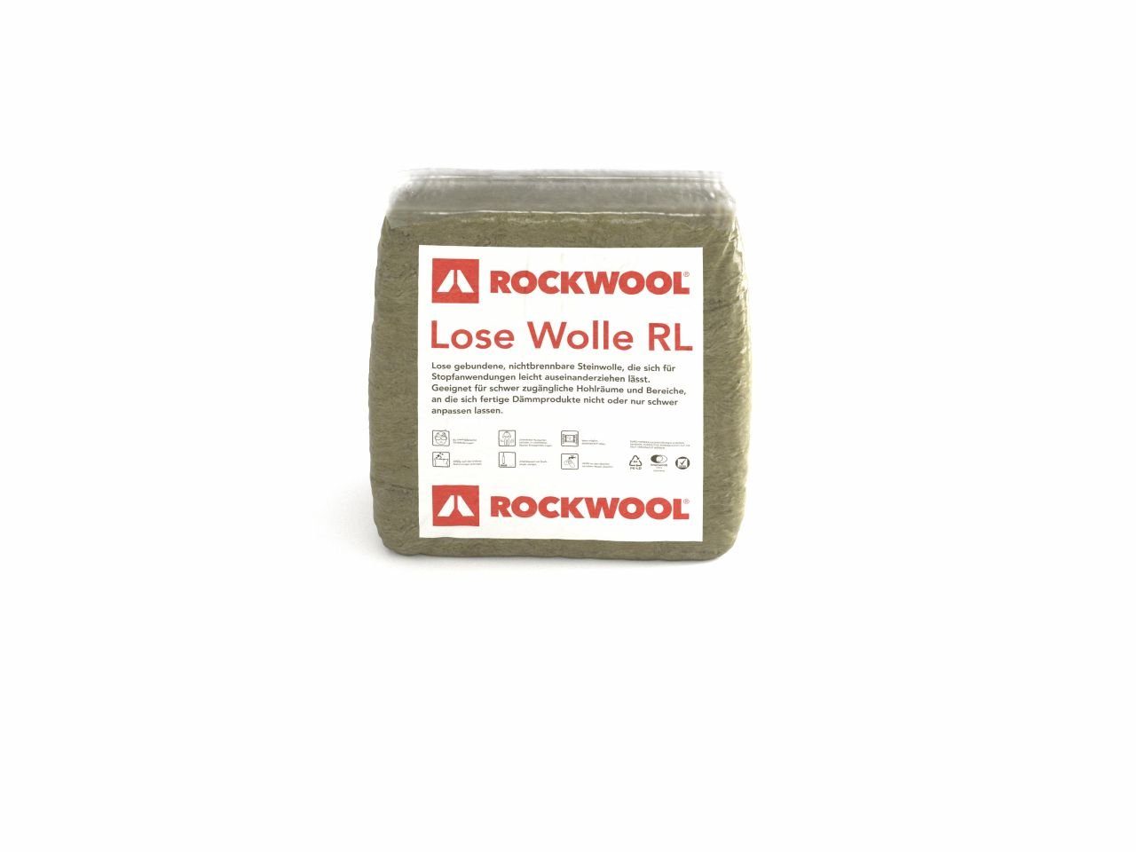 Rockwool Mineral Steinwolle Rockwool lose Steinwolle 30 l