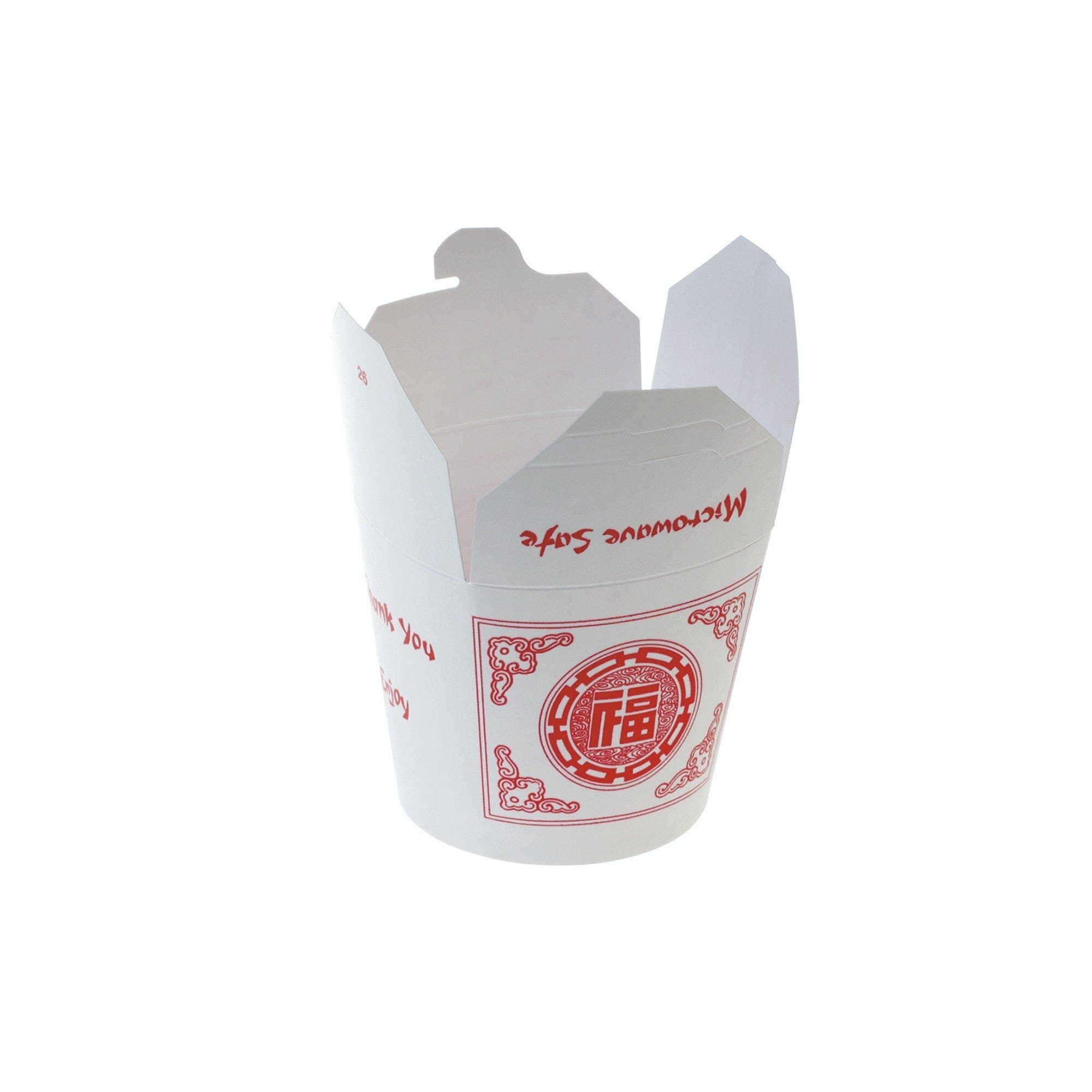 wisefood Einweggeschirr-Set Take Away Box / China Tray ASIA-Druck - 450ml - (500-tlg), Papier