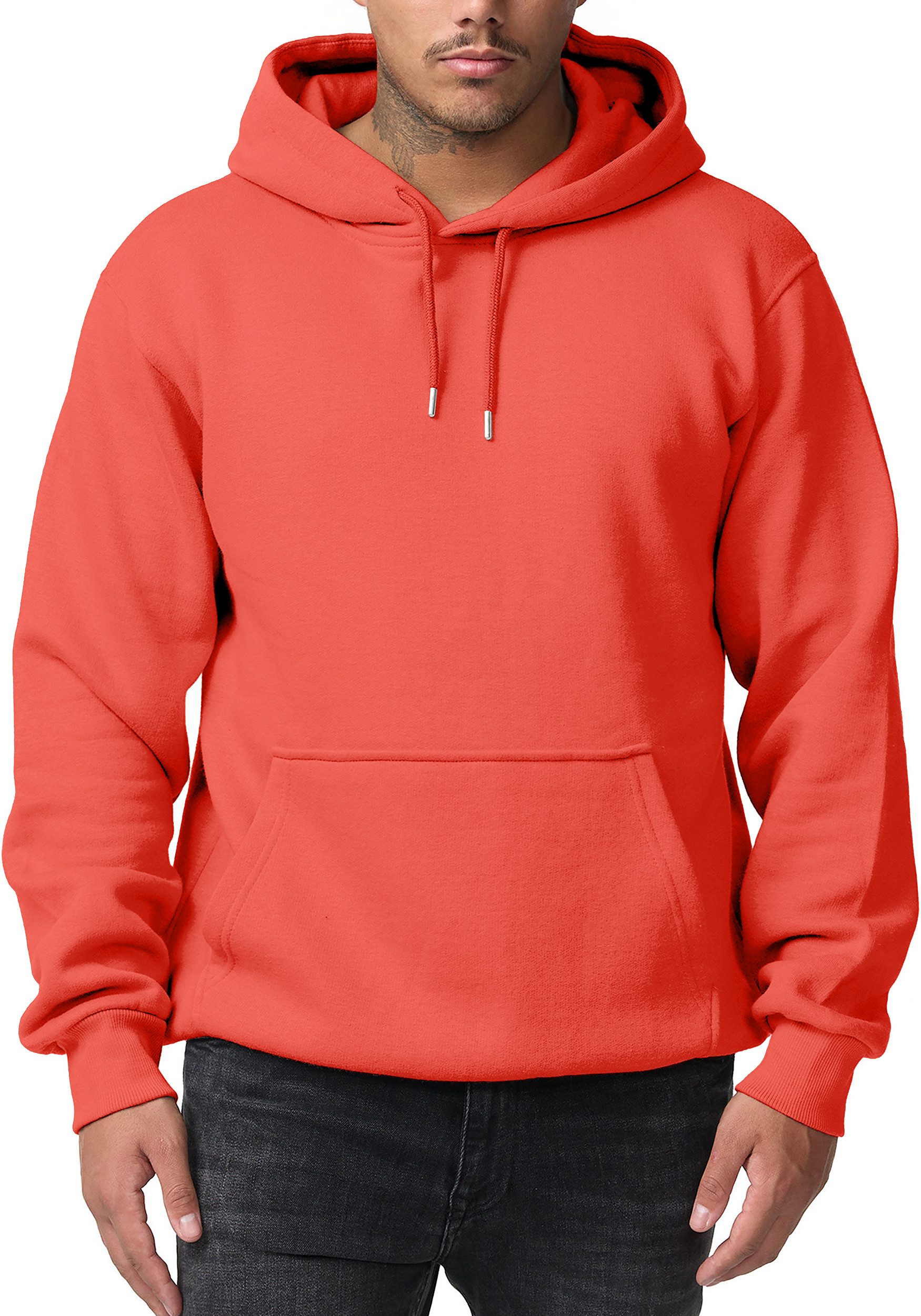 Smith & Solo Kapuzensweatshirt Hoodie Herren Kapuzenpullover (1-tlg) Baumwollmischung