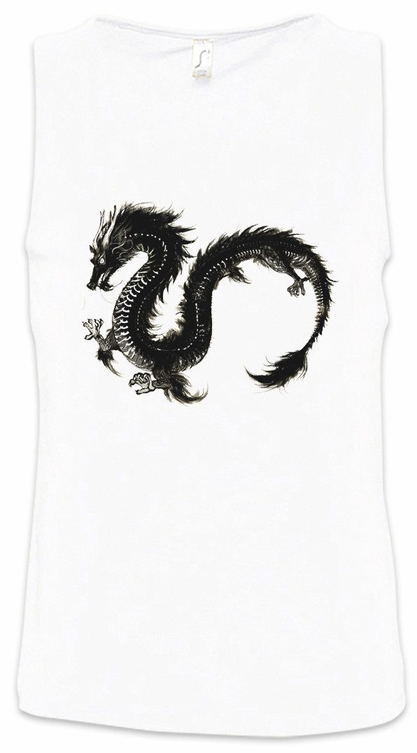 Urban Backwoods Tanktop Chinese Dragon III Ärmelloses T-Shirt Drache Fantasy Dungeons Tattoo Dragons Drachen Monster Asia