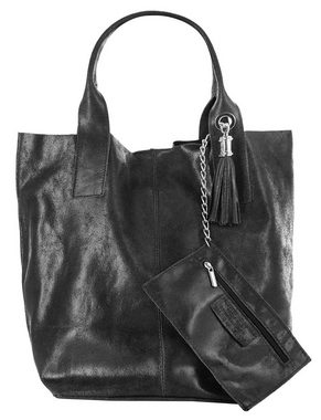 forty° Shopper, echt Leder, Made in Italy