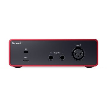 Focusrite Digitales Aufnahmegerät (Scarlett Solo Studio 4th Gen with CM25 MKIII & SH-450 - USB Audio In)