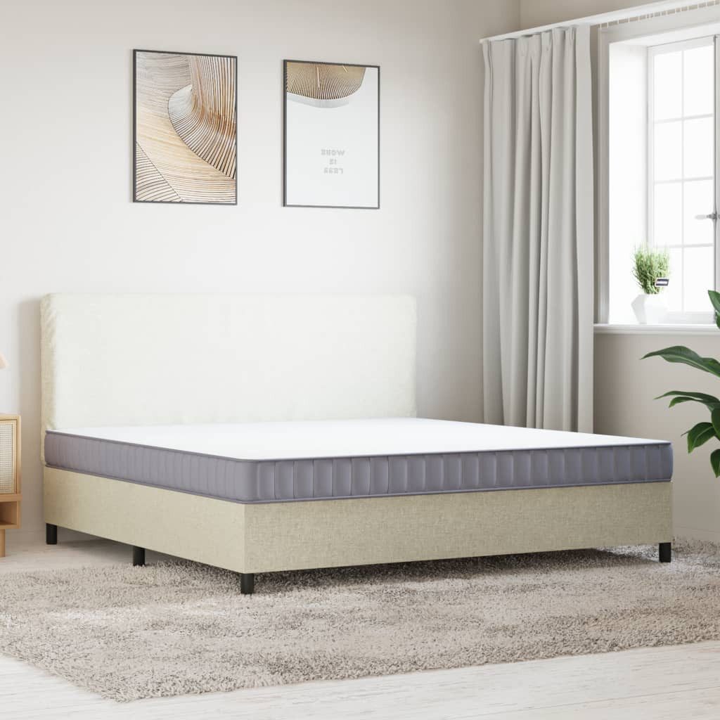 Komfortschaummatratze, vidaXL, Matratze Schaumstoff Mittelweich 200x200 cm