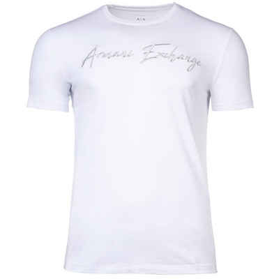 ARMANI EXCHANGE T-Shirt Herren T-Shirt - Rundhals, Kurzarm, Cotton, Logo