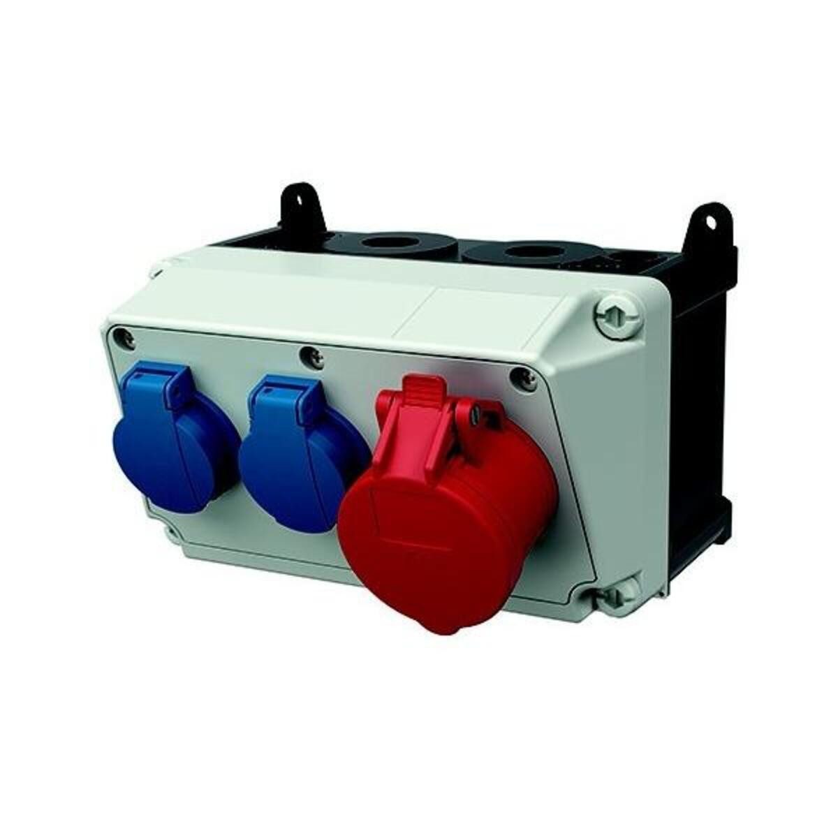 Mennekes Elektroauto-Ladestation Mennekes Steckdosen-Kombination 910007