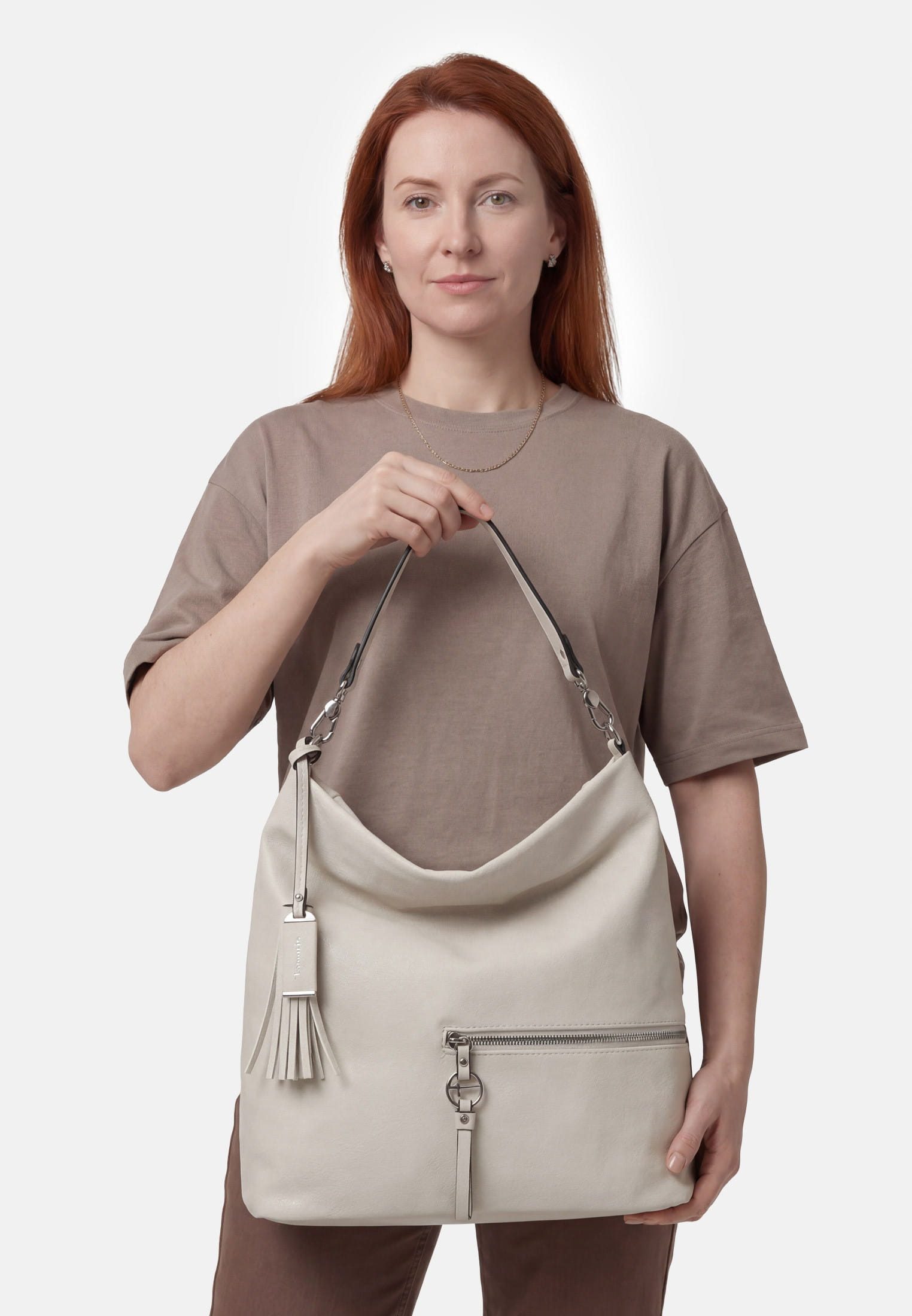 Tamaris Beuteltasche TAS Nele, Logo Anhänger