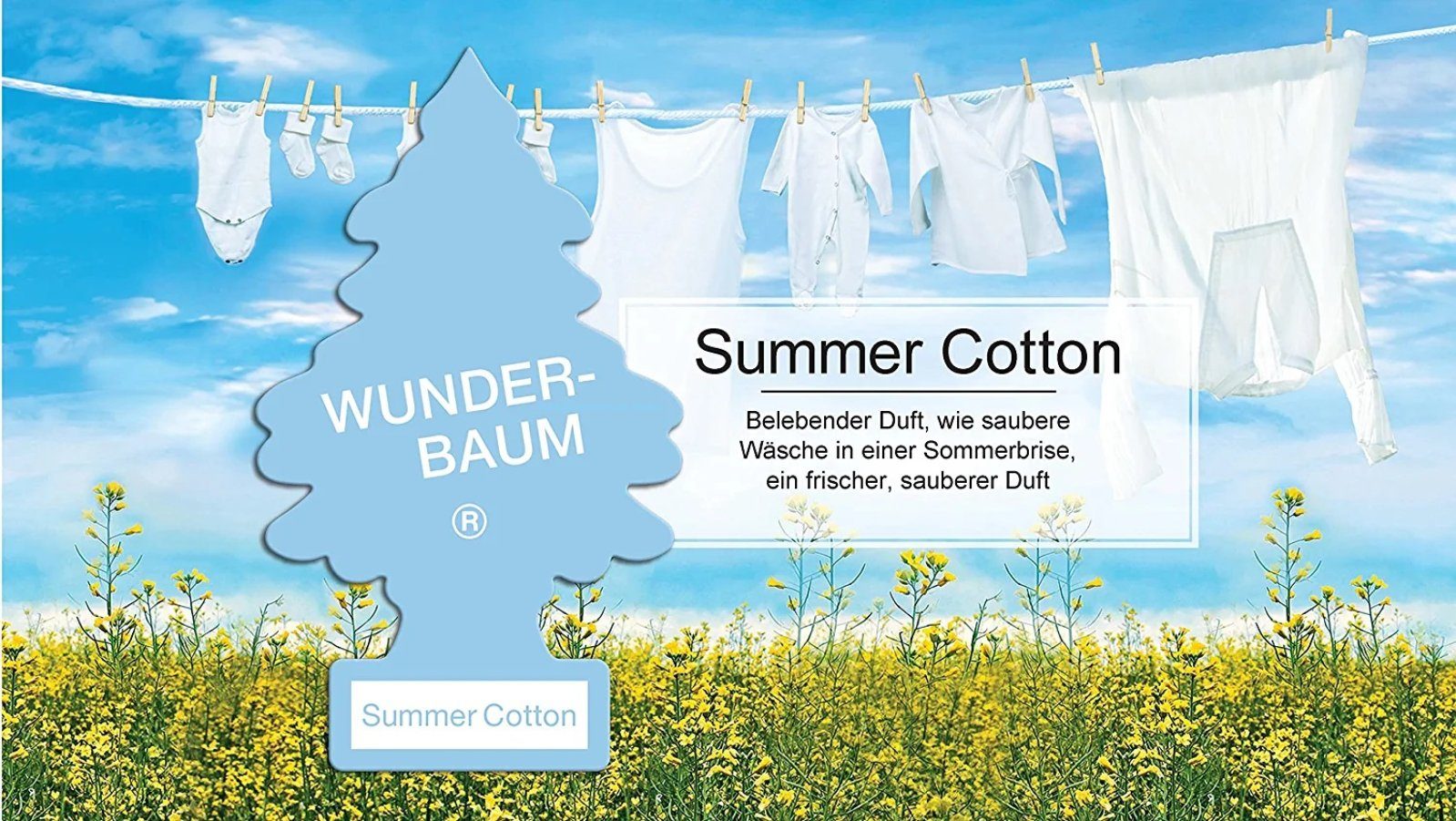 Wunder-Baum Hänge-Weihnachtsbaum 3er Set Summer Cotton Wunderbaum little Tree drei Stück
