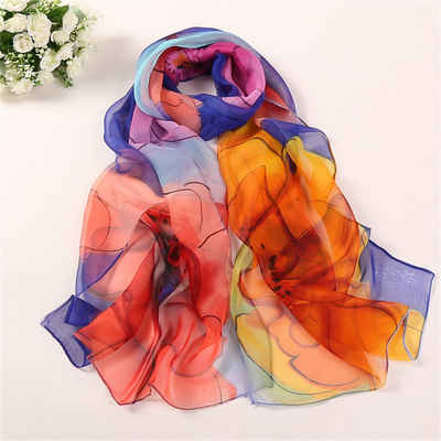 GLAMO Schal Schals für Damen,leicht,bedruckt,Blumenmuster,Schal,modische Schals