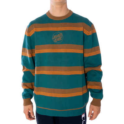 Santa Cruz Sweater Santa Cruz Seacliff Pullover Herren Strickpullover türkis (1-tlg)