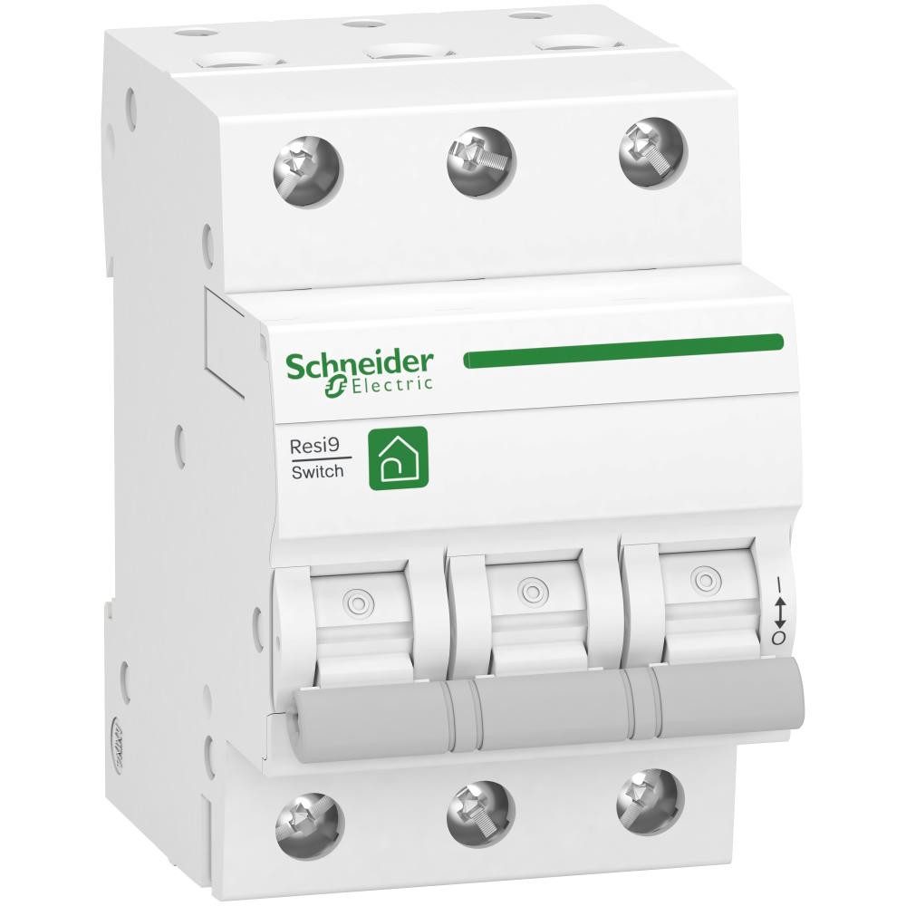 Verteiler Schneider Electric Lasttrennschalter Resi9, 3P, 63A, 415V AC R9S64363