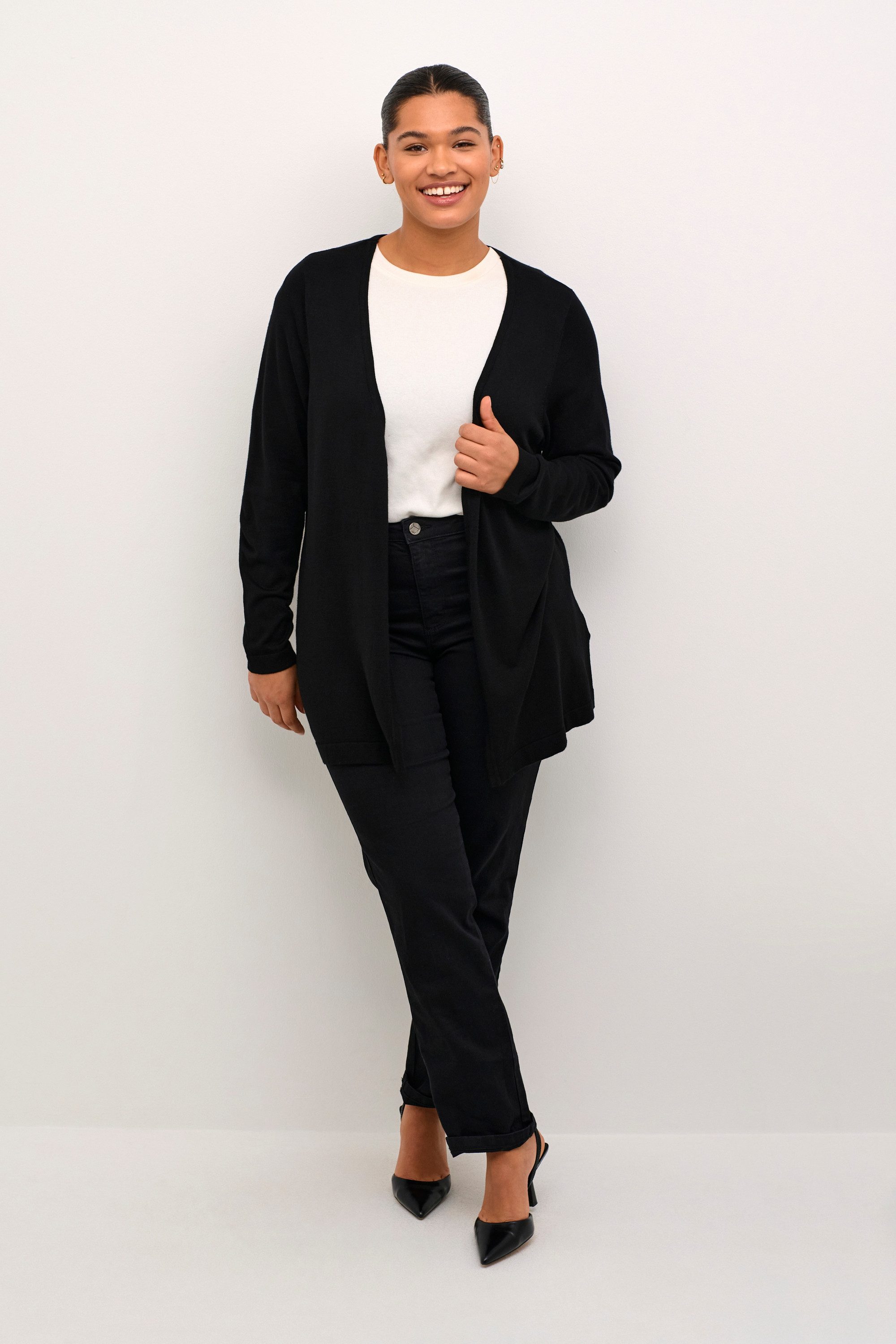 KAFFE Curve Cardigan Strickjacke KCfarsia Große Größen