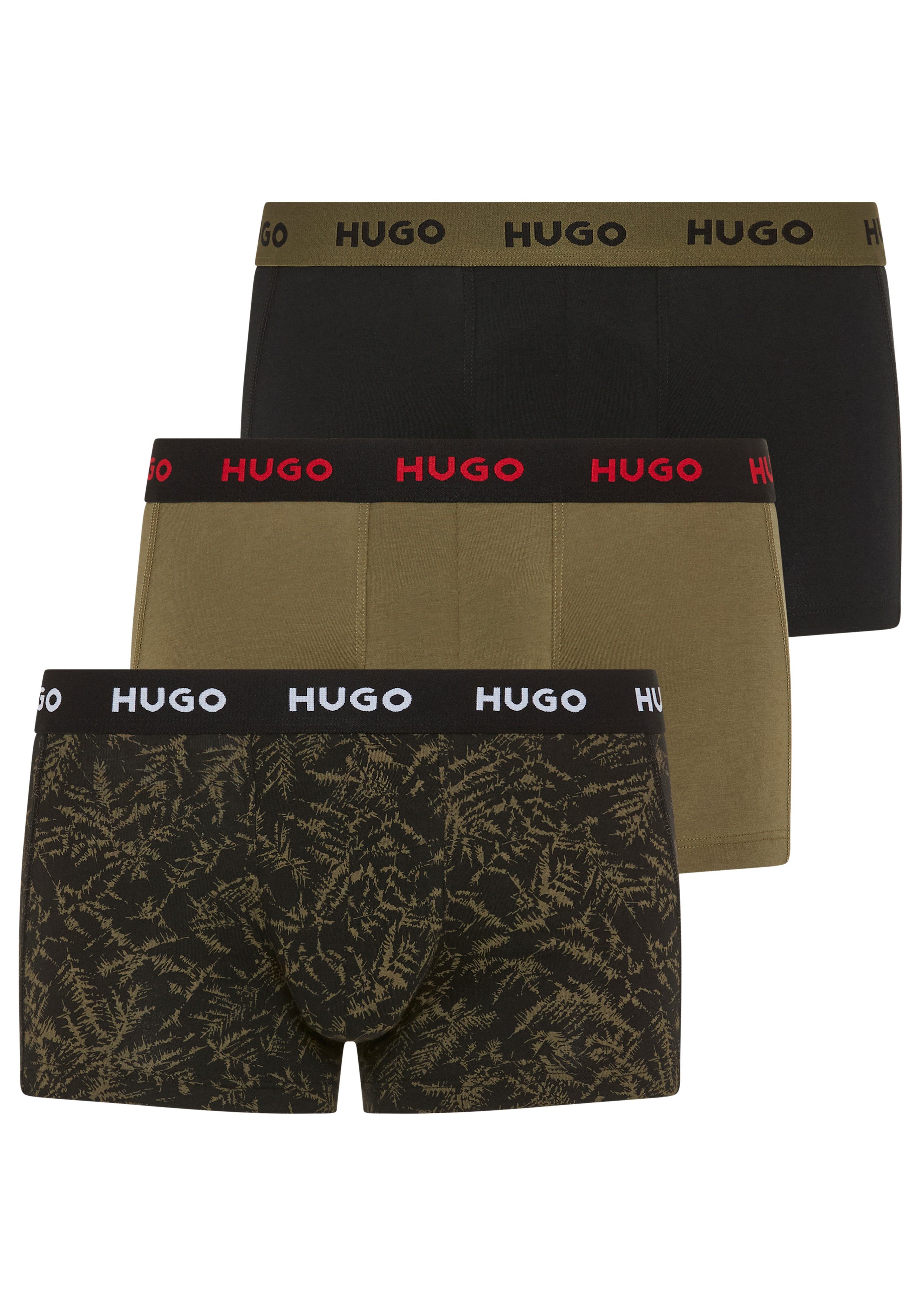HUGO Trunk TRUNK TRIPLET DESIGN (Packung, 3-St) mit Logobund