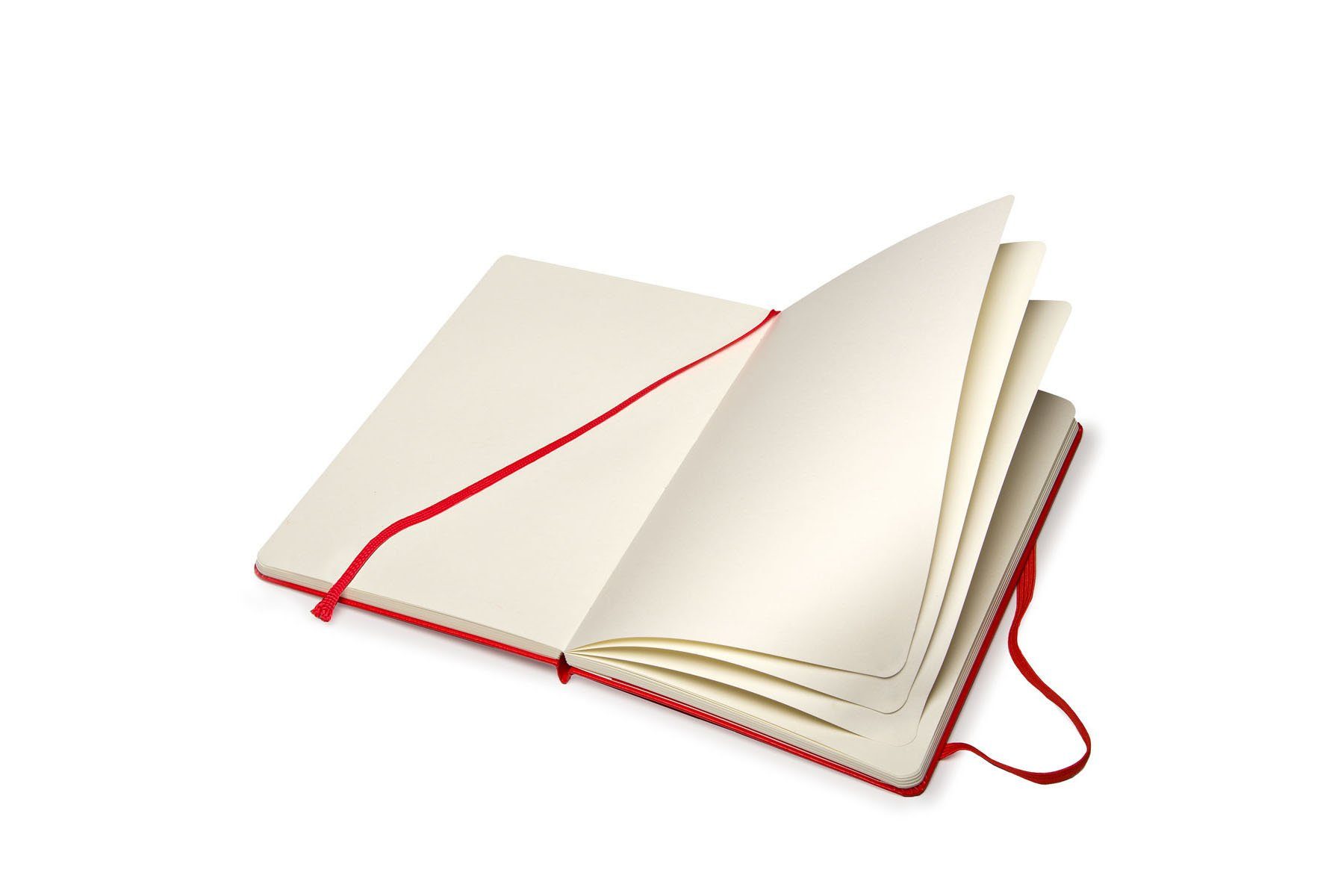 festem Rot - mit Skizzenbuch, 165g-Papier Einband MOLESKINE