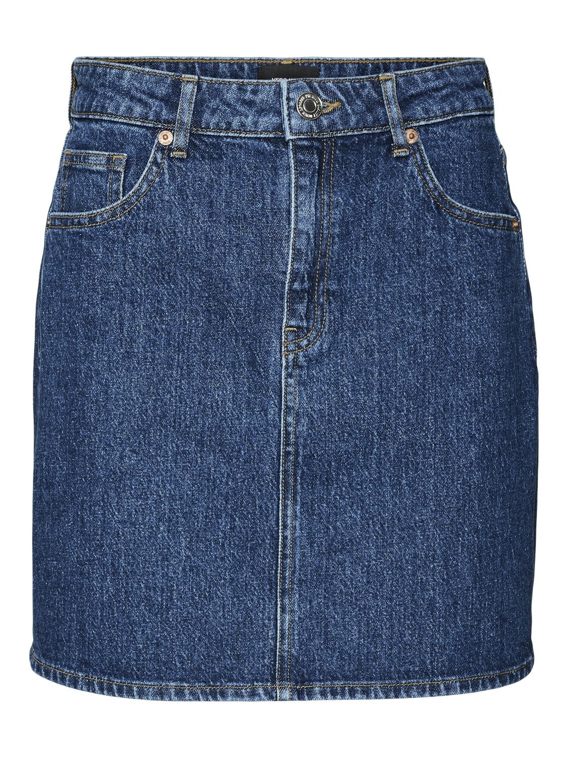 Vero Moda Sommerrock Mini Denim Hoher günstig online kaufen