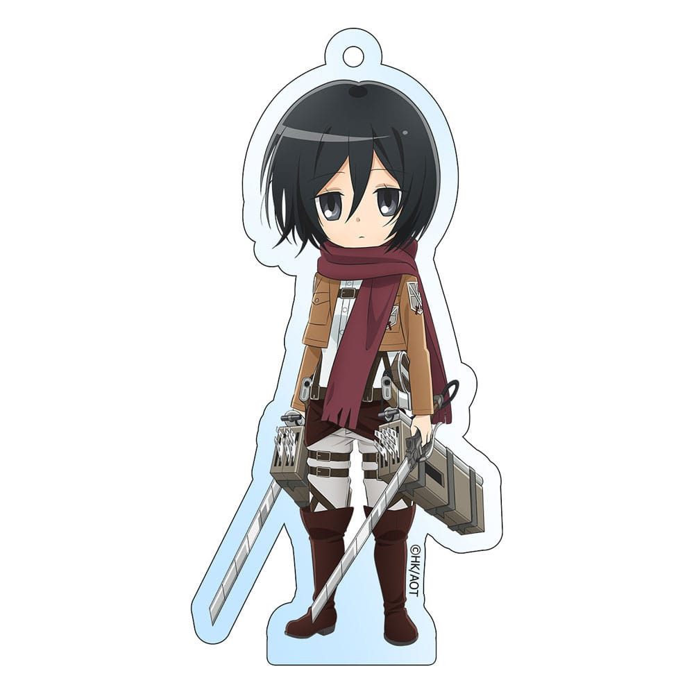 Sakami Merchandise Schlüsselanhänger Attack on Titan Acryl Schlüsselanhänger Mikasa Holographic 8 cm