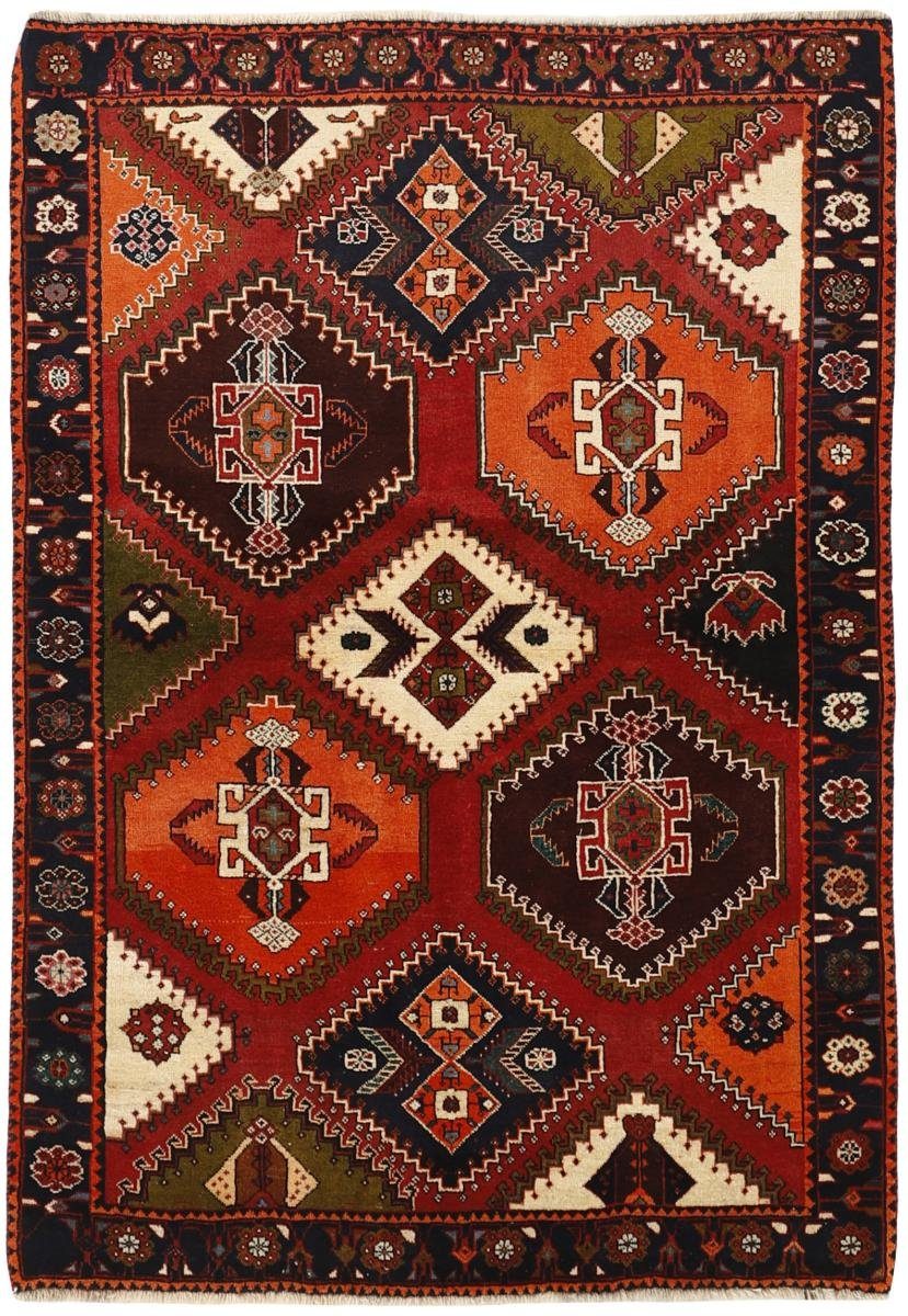 Orientteppich Ghashghai 131x188 Handgeknüpfter Orientteppich / Perserteppich, Nain Trading, rechteckig, Höhe: 12 mm