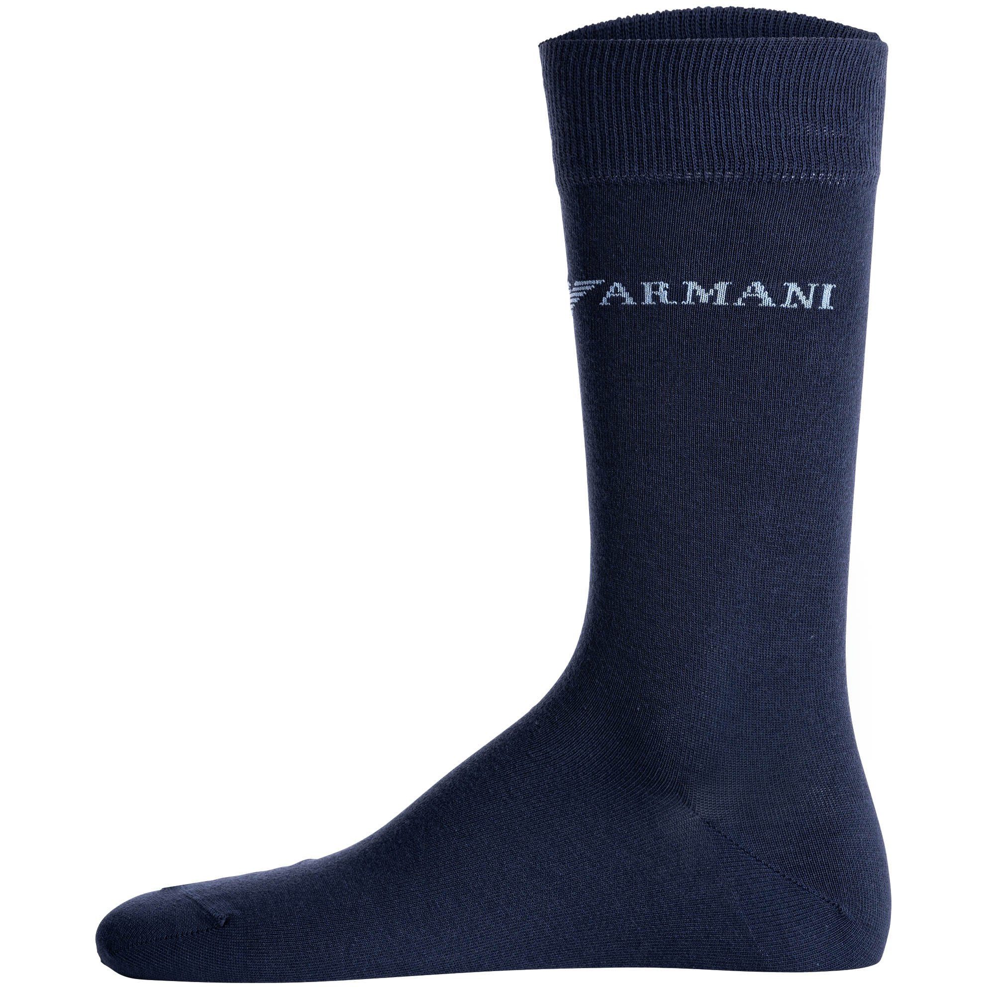 Emporio Armani Kurzsocken Herren Socken 3er Pack Baumwolle (Packung, 3er Pack)